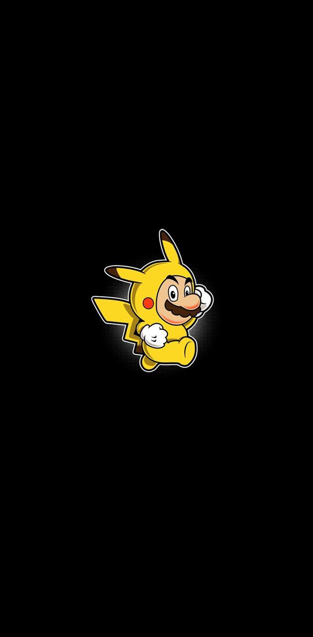 630x1280 Mario Pokemon wallpaper