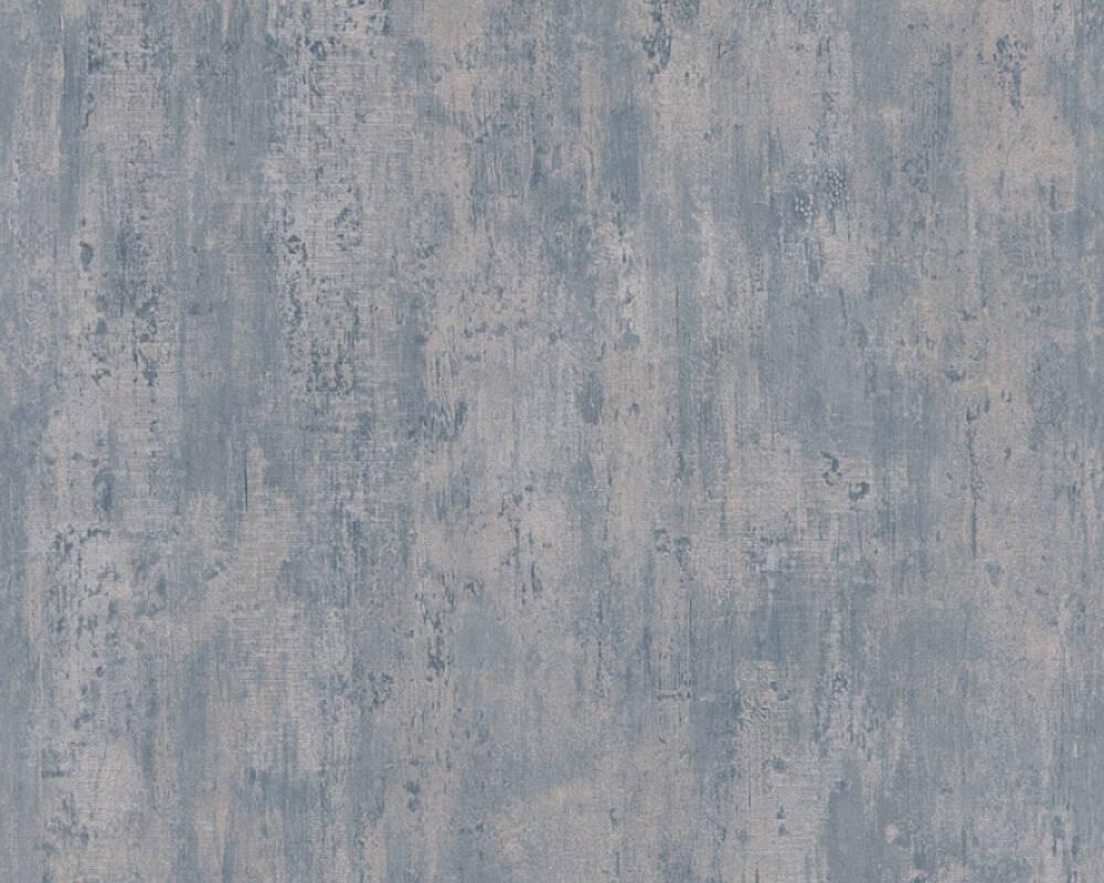 1000x800 A.S. Création Wallpaper «Uni, Blue, Bronze, Metallic» 364934