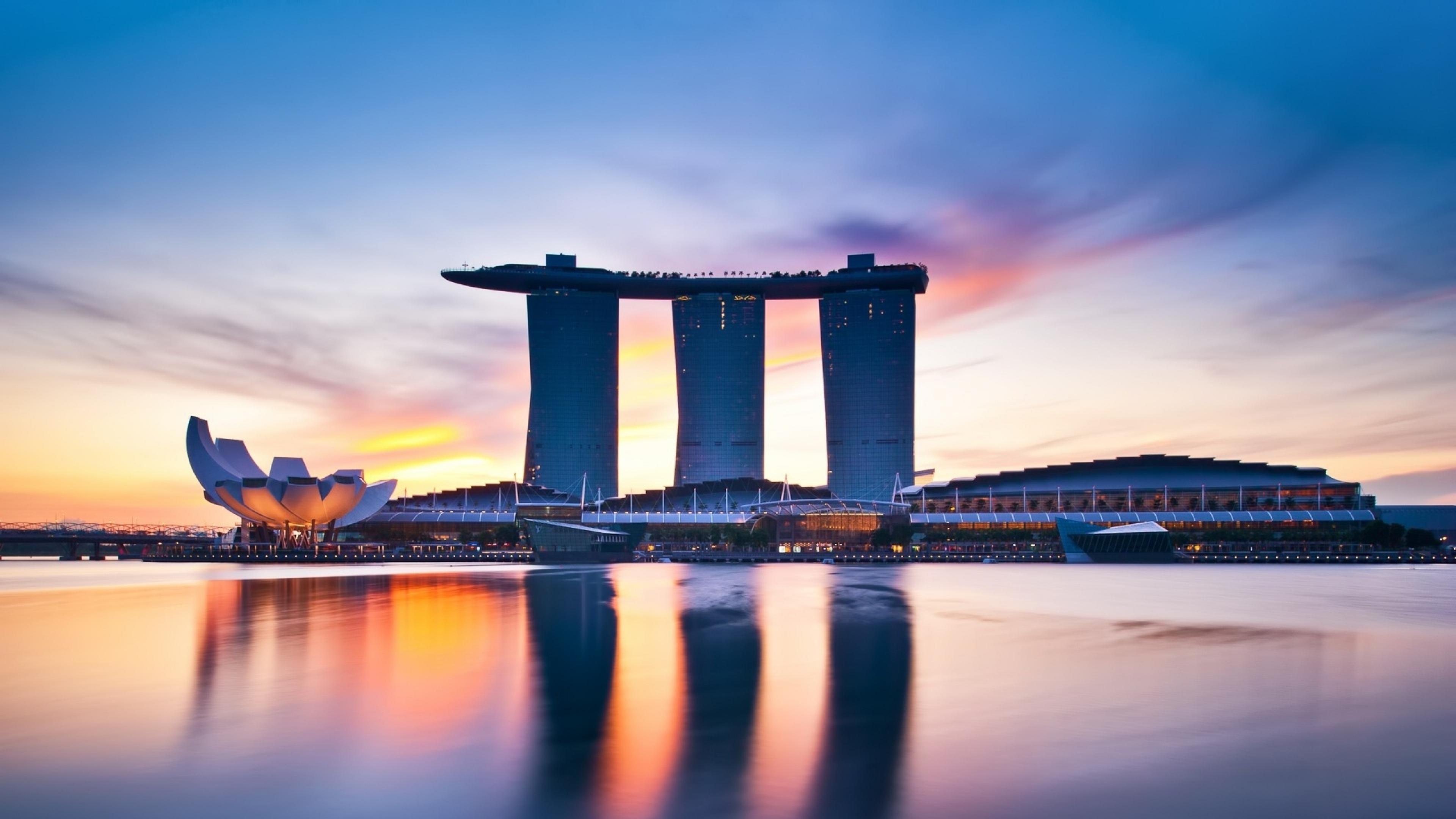 3840x2160 Singapore Wallpaper HD Download free
