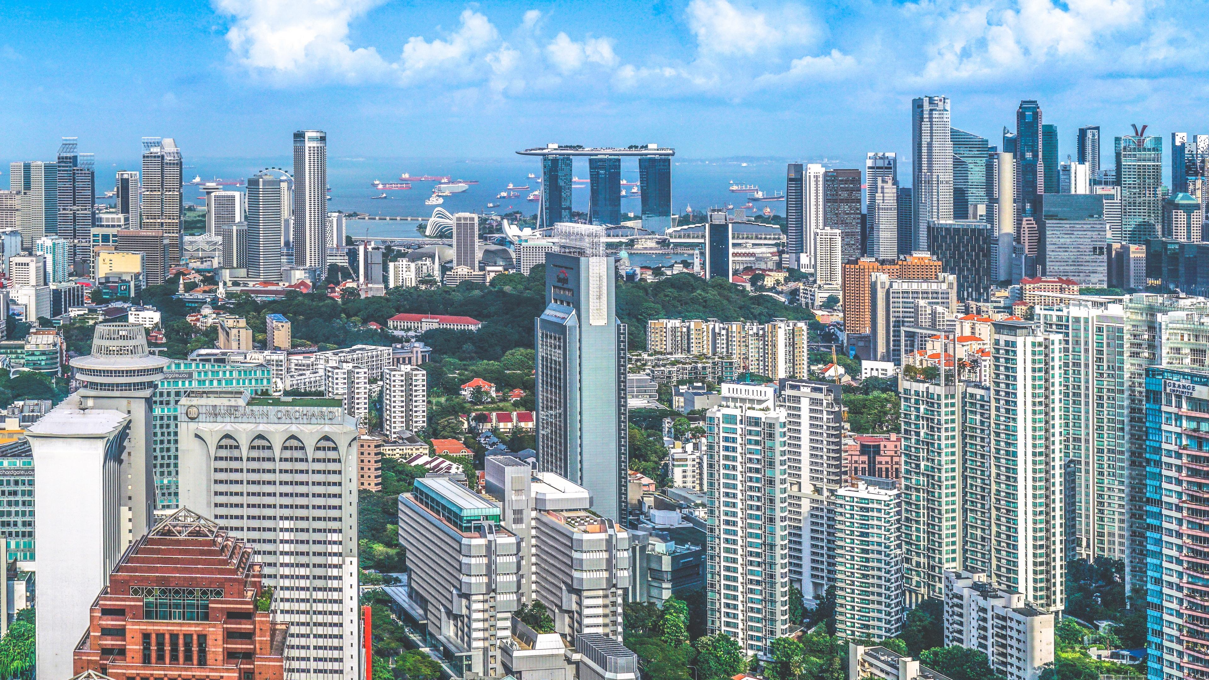 3840x2160 Wallpaper 4k singapore, skyscrapers, architecture 4k Wallpaper