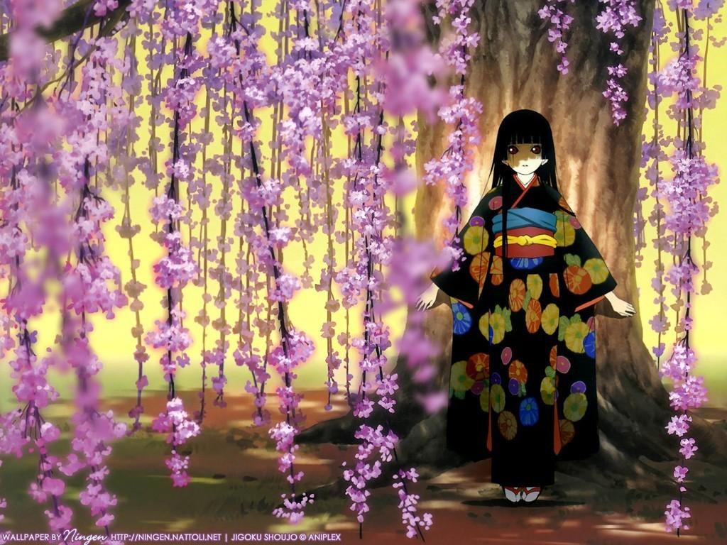 1024x768 desktop wallpaper: hell girl wallpaper