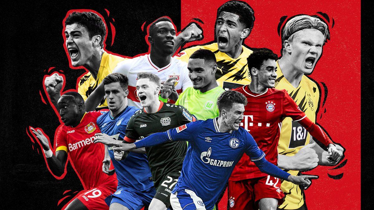 1200x675 Erling Haaland, Jamal Musiala, Jude Bellingham, Gio Reyna, Matthew Hoppe And The U21 Players Of The 2020 21 Bundesliga Season