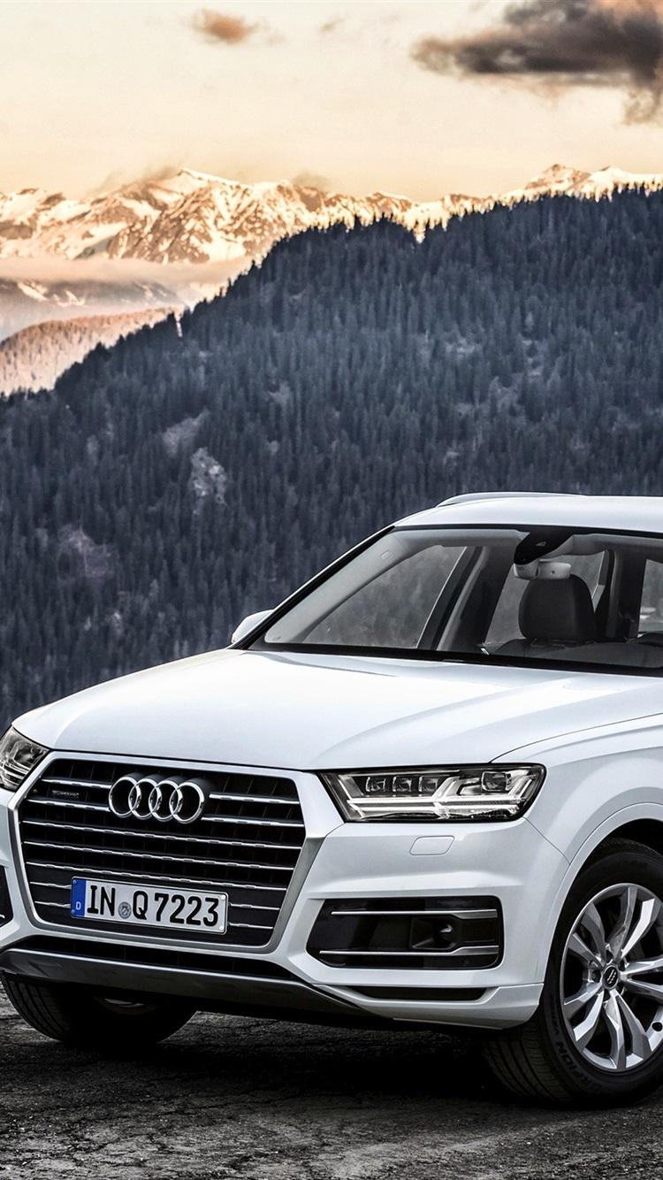 750x1334 Audi Q7 TDI White SUV Car 750x1334 IPhone 8 7 6 6S Wallpaper, Background, Picture, Image
