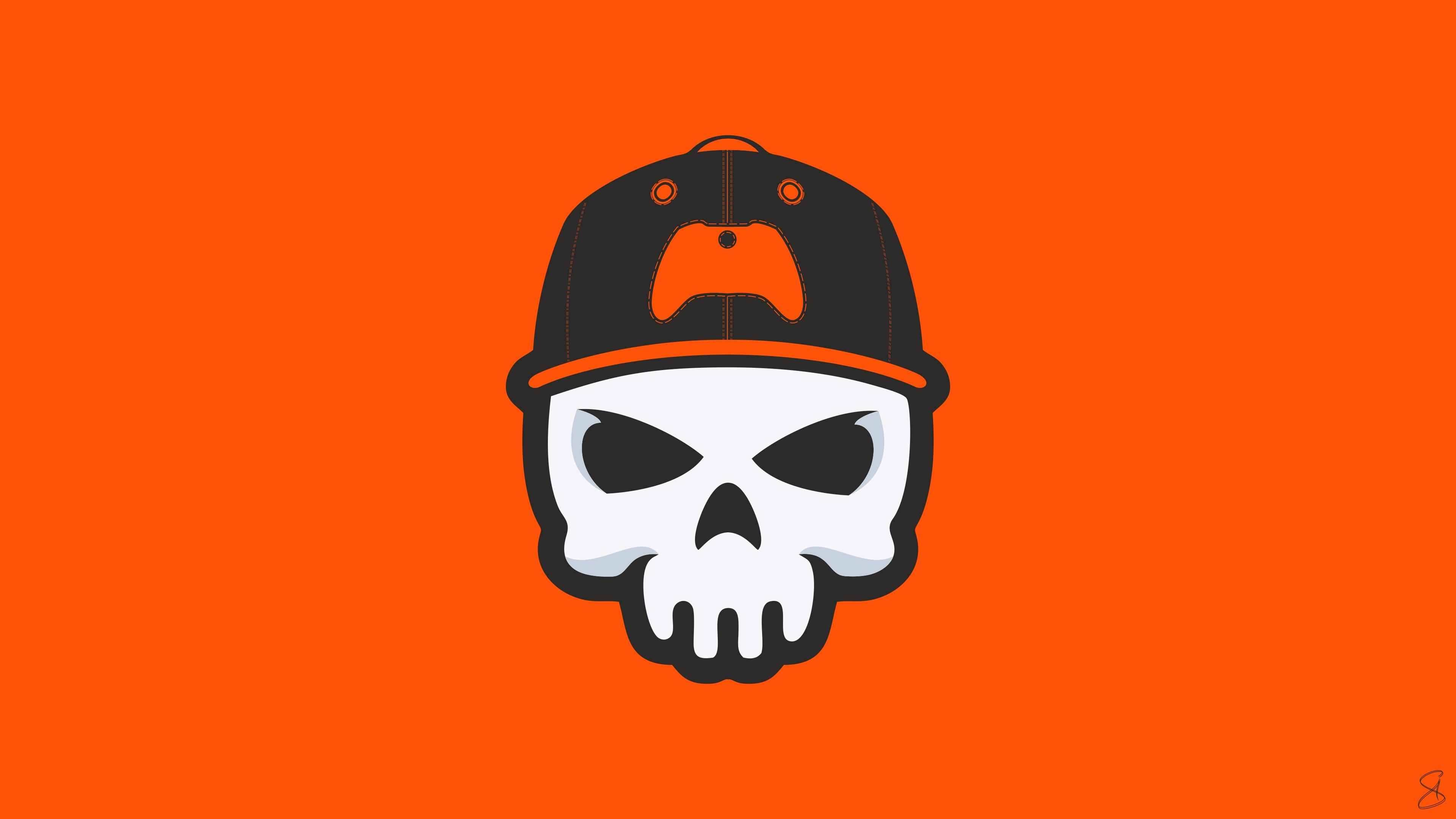 3840x2160 Wallpaper 4k Gamer Skull Minimal Wallpaper