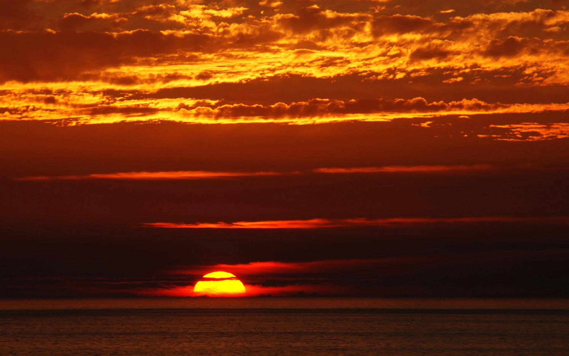 1920x1200 Sunset Scenery Picture wallpaperx1200