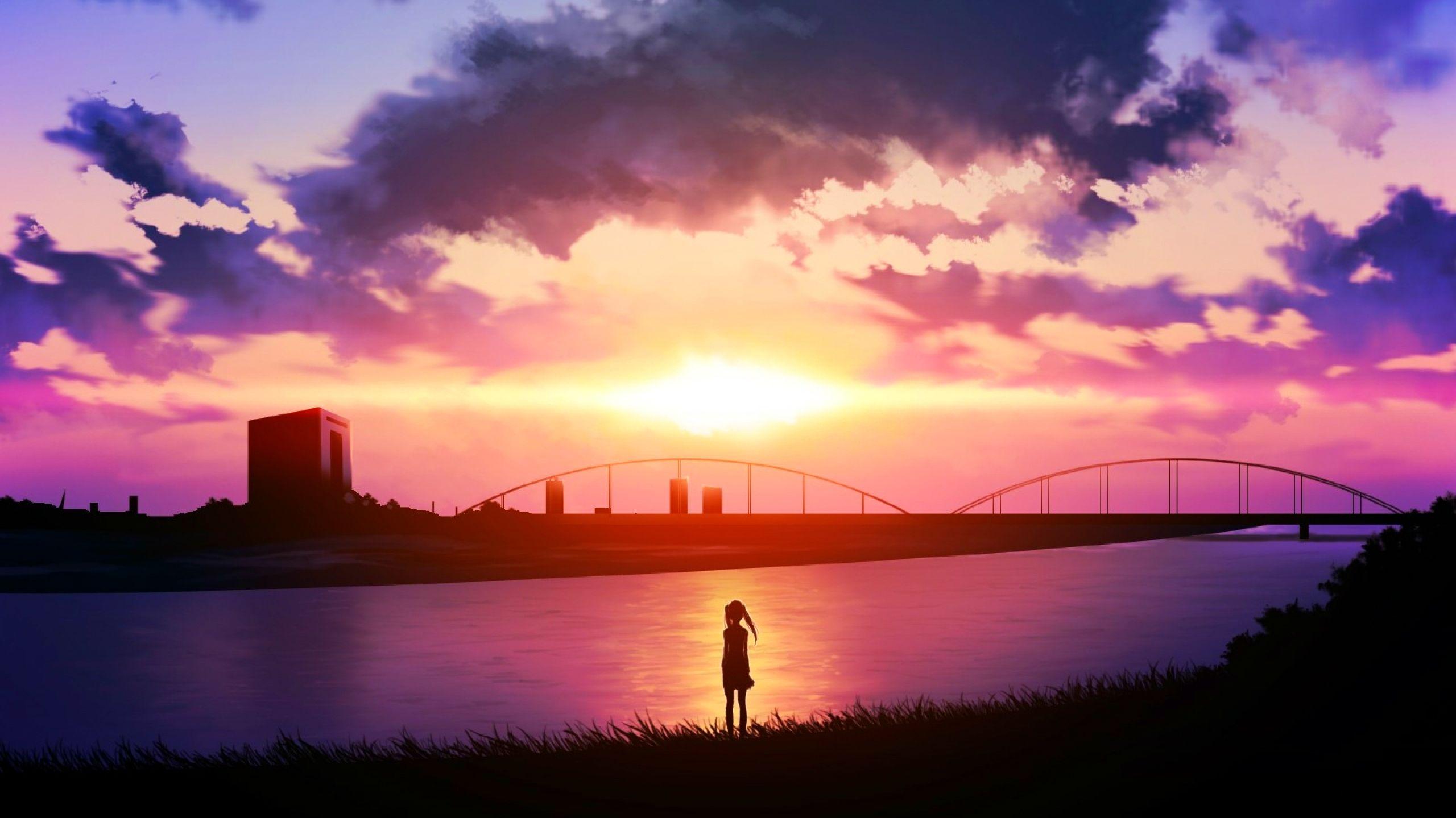 2560x1439 Sunset Scenic Wallpaper, HD Sunset Scenic Background