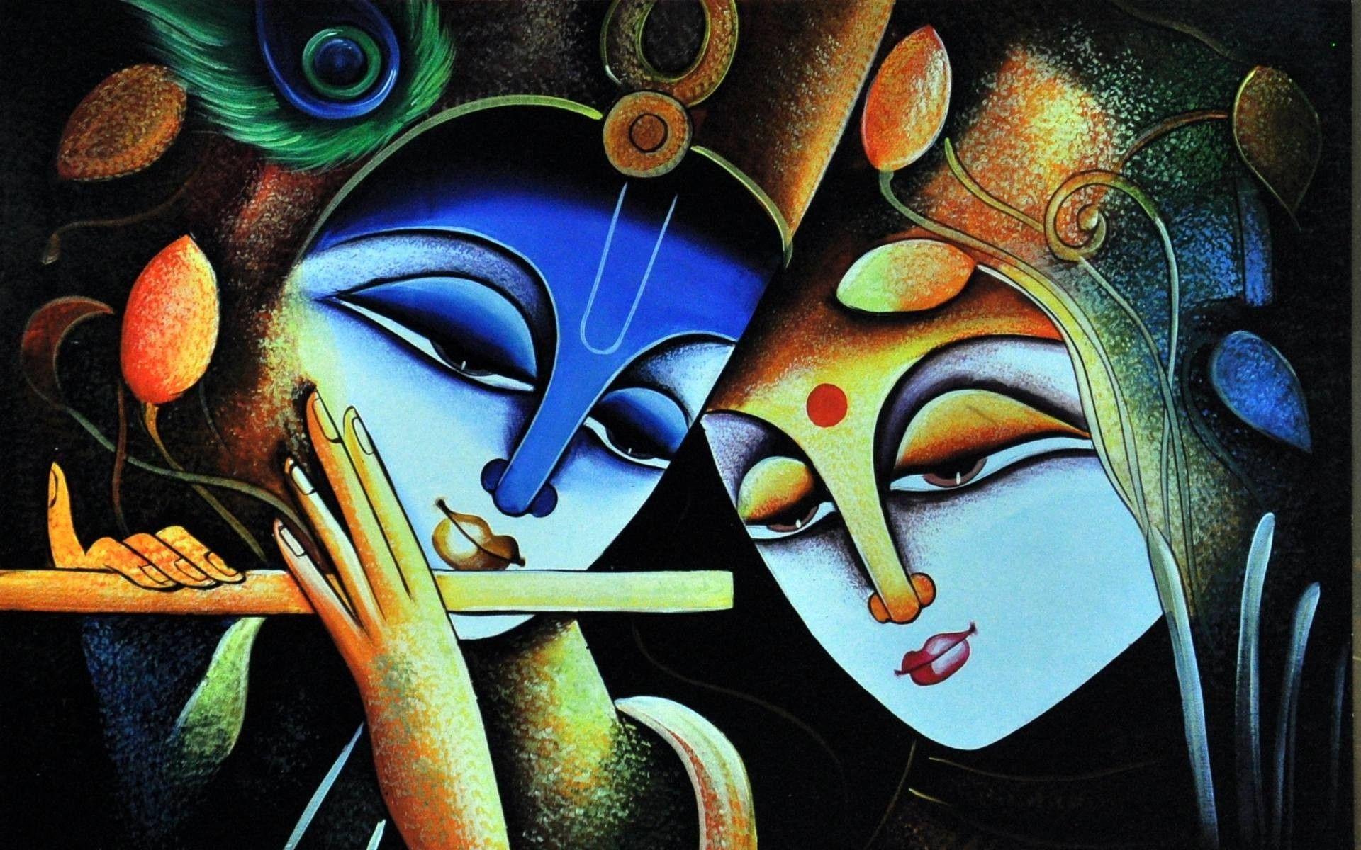 Radha Krishna Art Wallpapers - Top Free Radha Krishna Art Backgrounds -  WallpaperAccess