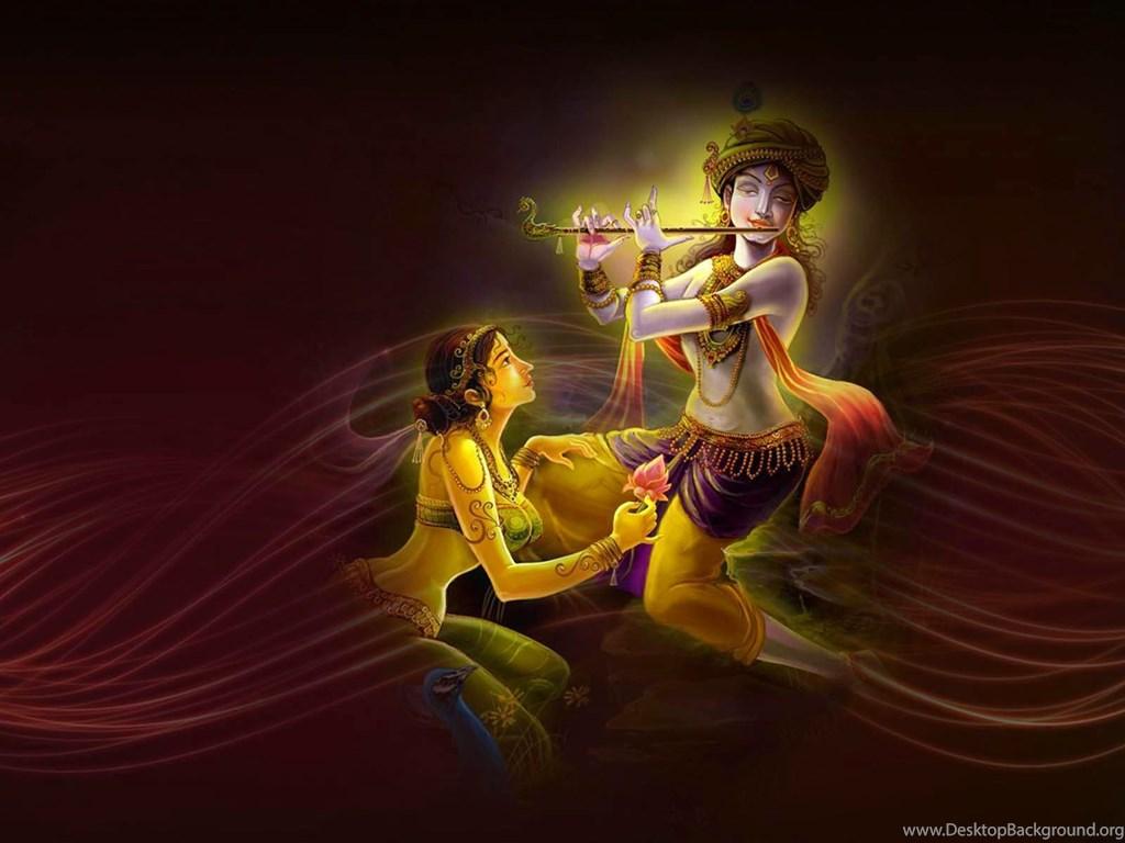 1024x768 God Radha Krishna HD Wallpaper Photo Desktop Background