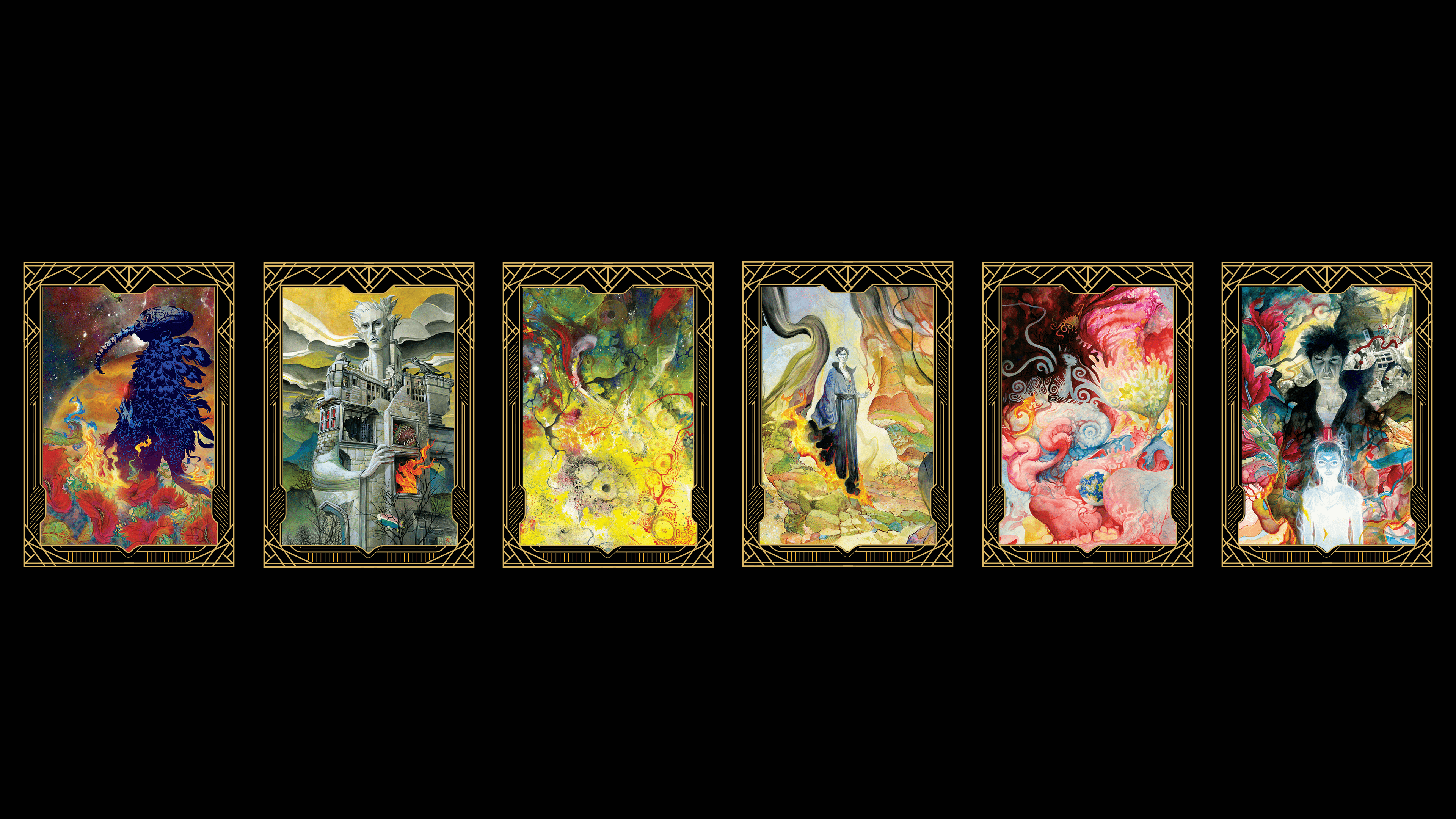 3840x2160 4K, Sandman, Sandman Overture, DC Comics, Neil Gaiman, J.H. Williams III, Vertigo. Mocah HD Wallpaper