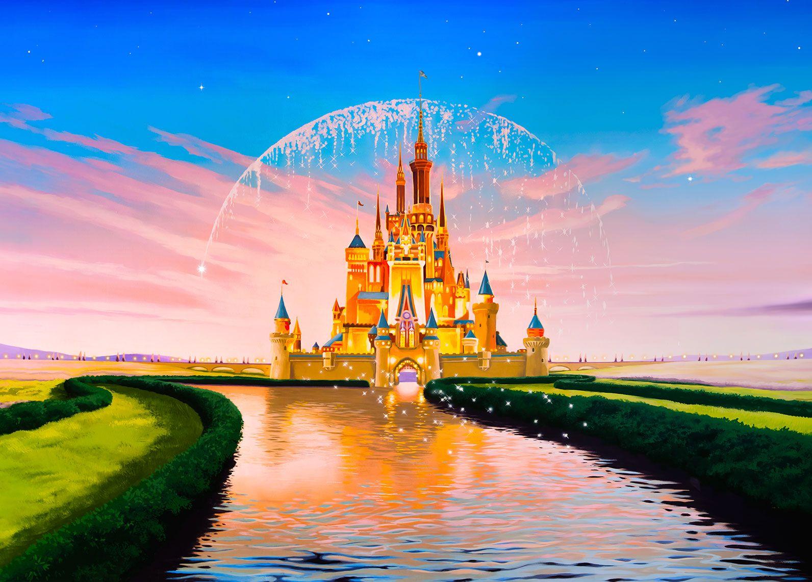 1592x1141 Twilight Castle Size - £294.95. Disney desktop wallpaper, Disney background, Computer wallpaper desktop wallpaper