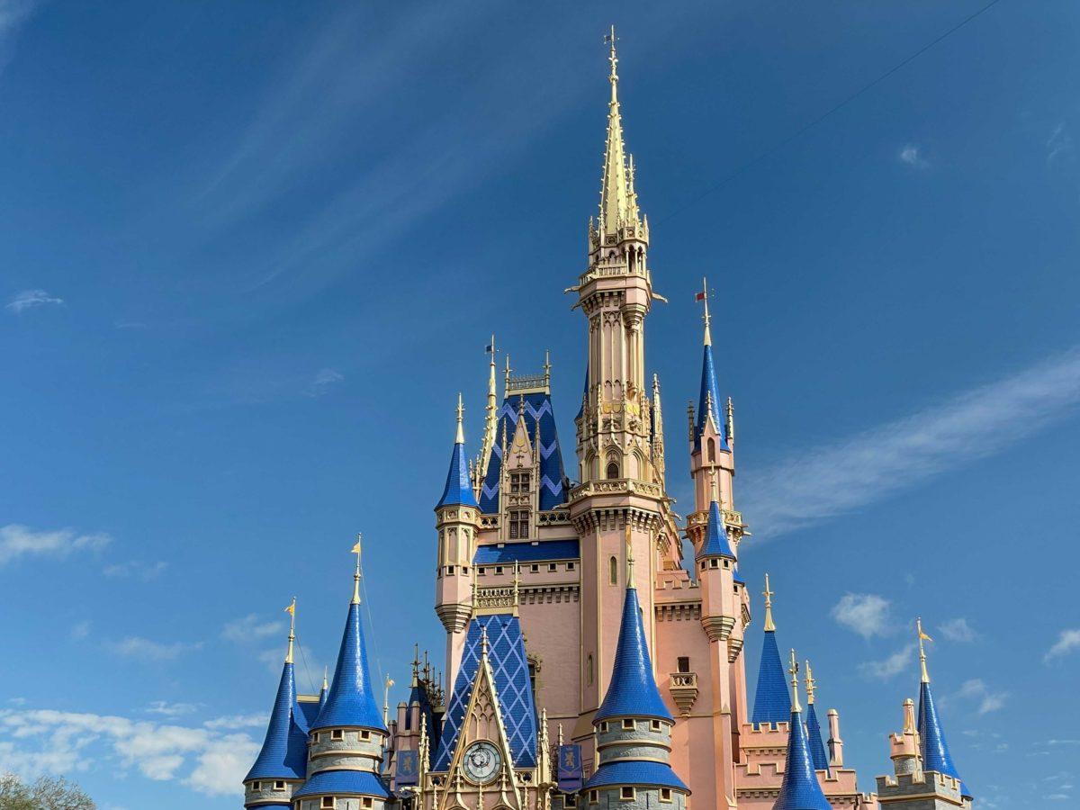 1200x900 PHOTOS: Repainting of Cinderella Castle Roof Back to Blue Continues for 50th Anniversary of Walt Disney World News Today