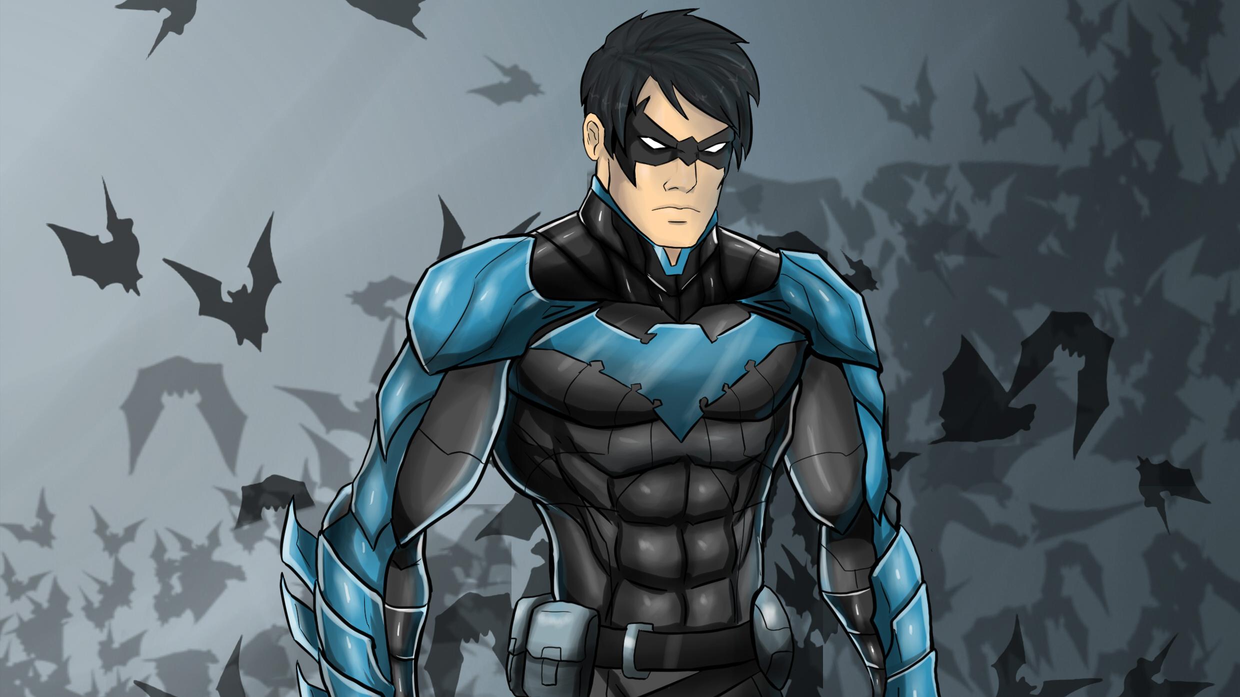 2480x1395 nightwing, hd, artist, artwork, digital art, superheroes