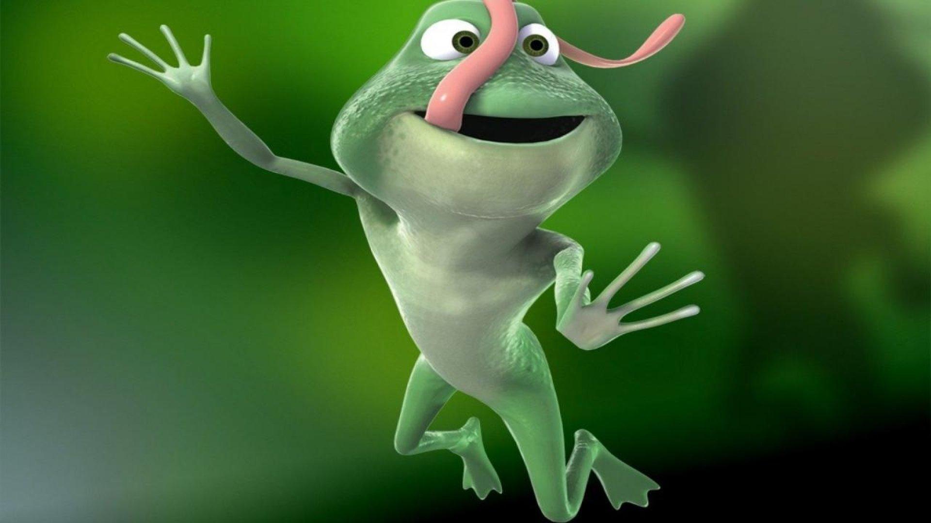 1920x1080 Animated Frog Wallpaper