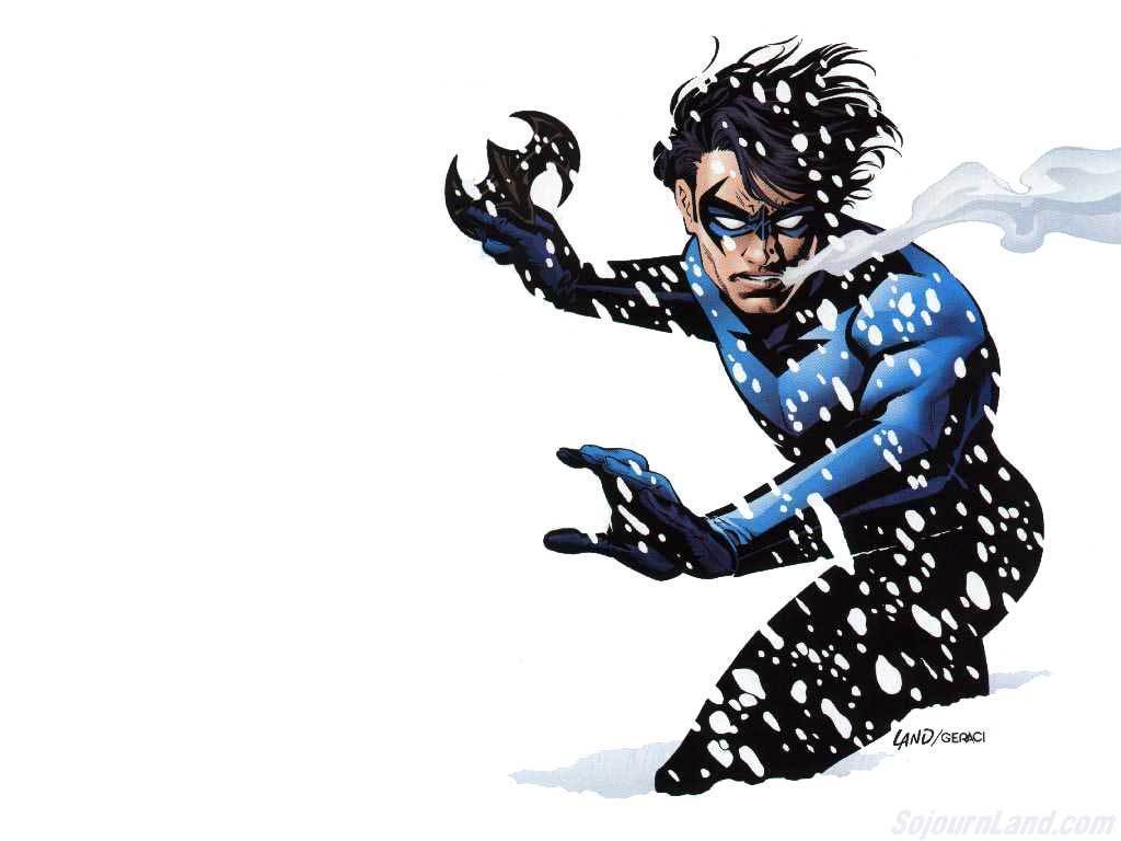 1024x768 Dick Grayson Nightwing Titans Wallpaper