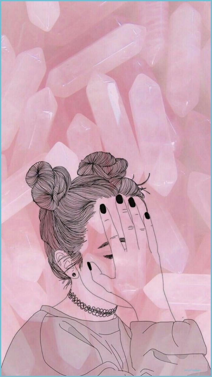 698x1241 Pink Girl Aesthetic Wallpaper Free Pink Girl Aesthetic Girl Wallpaper
