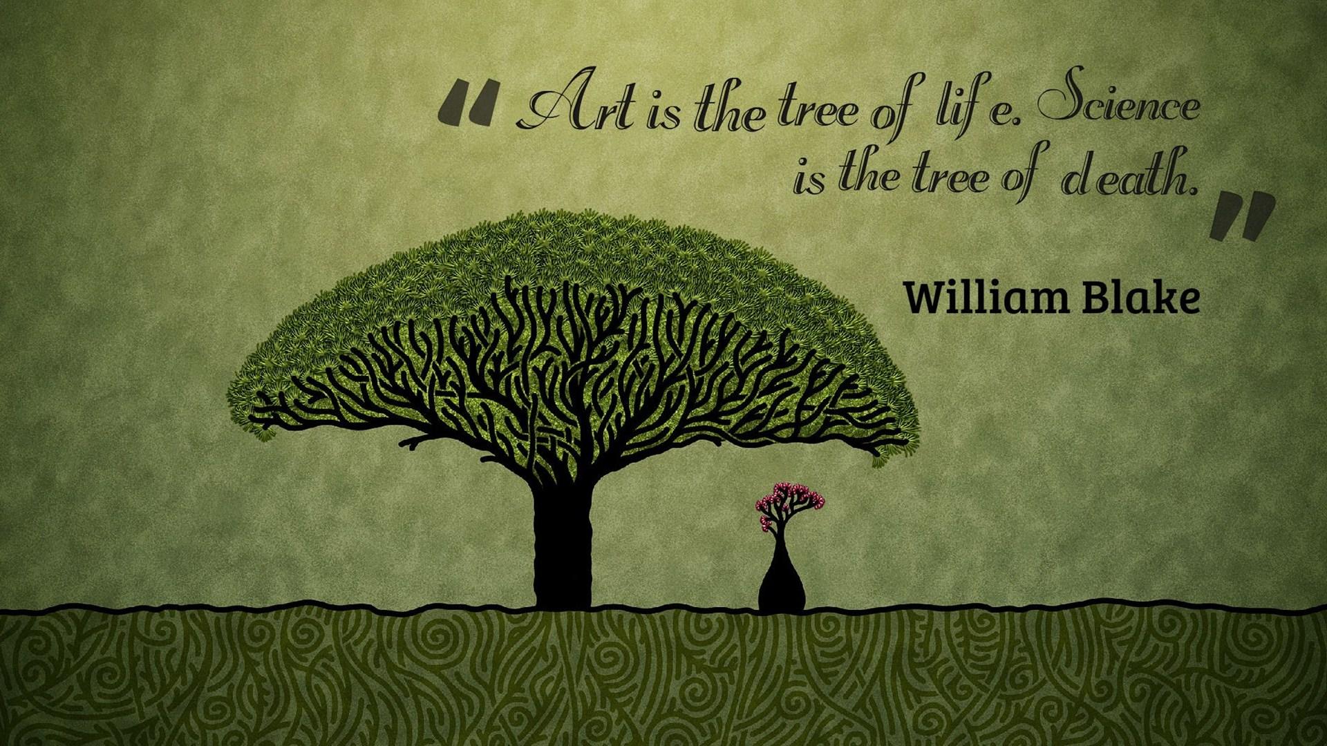 1920x1080 Art Is A Tree of Life Quotes Wallpaper 00194