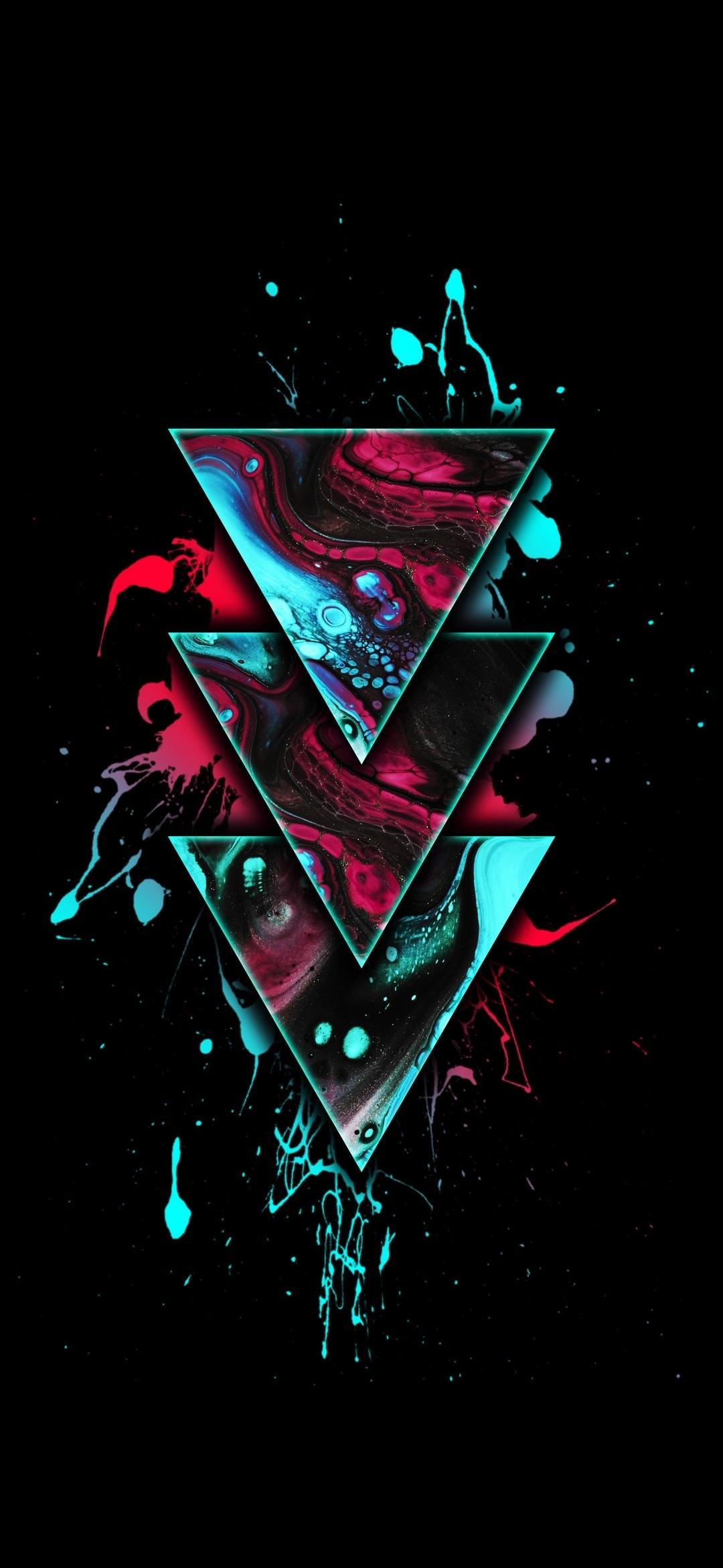 1080x2340 Wallpaper Graphic Design, Icon, Magenta, Carmine, Darkness, Background Free Image