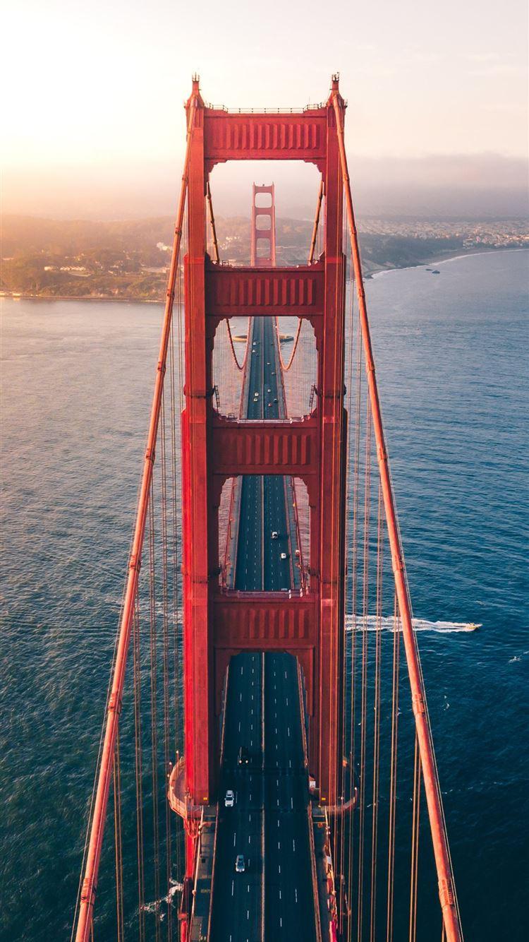 750x1334 golden gate bridge landscape iPhone 8 Wallpaper Free Download