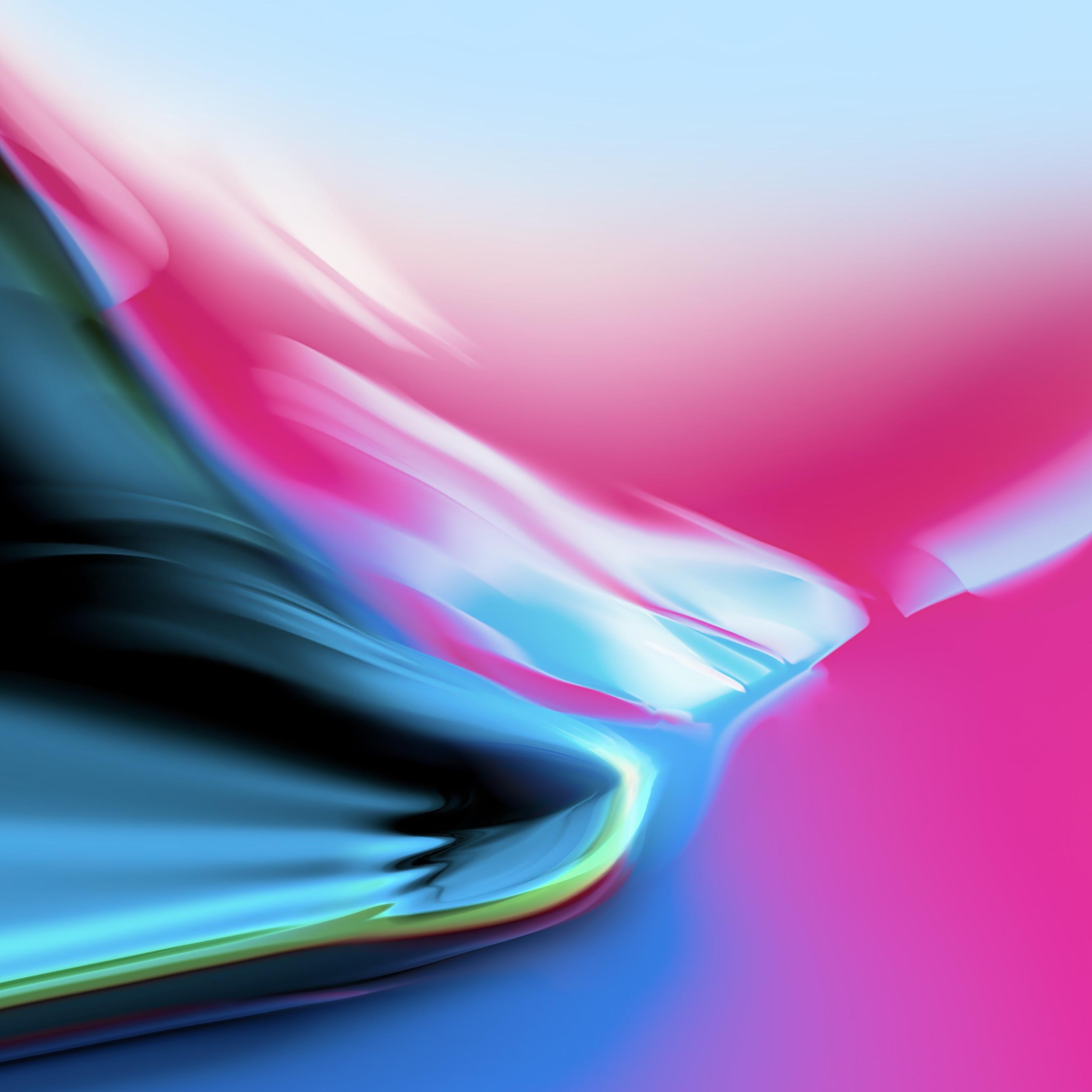 2706x2706 iOS 11 Aura Silver Granite Wallpaper, HD Abstract 4K Wallpaper, Image, Photo and Background