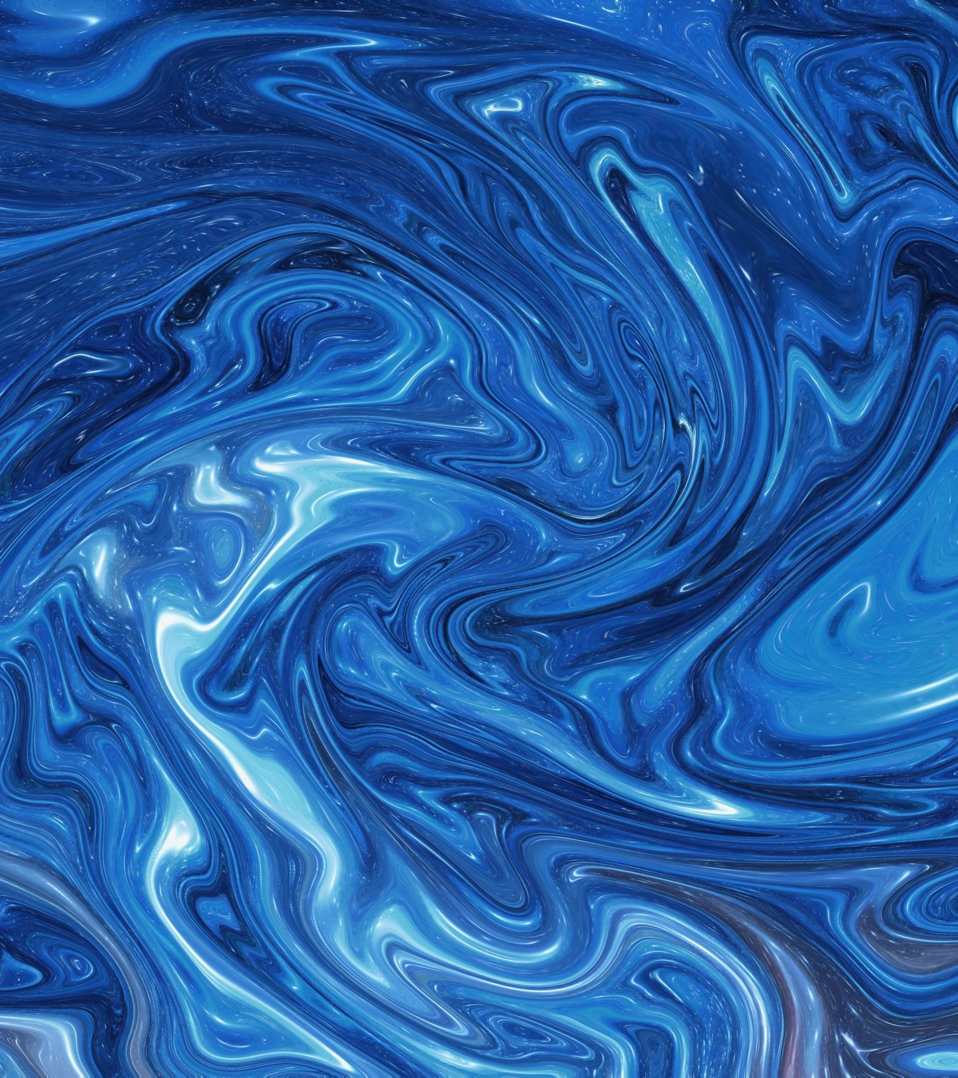 1920x2160 Download 1920x2160 Blue Mix, Shape Wallpaper