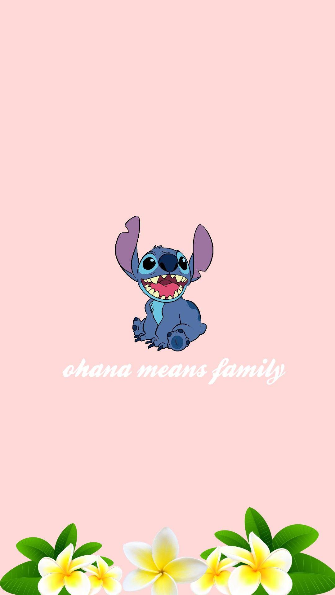 1080x1920 Aesthetic Tumblr Cute Stitch Wallpaper