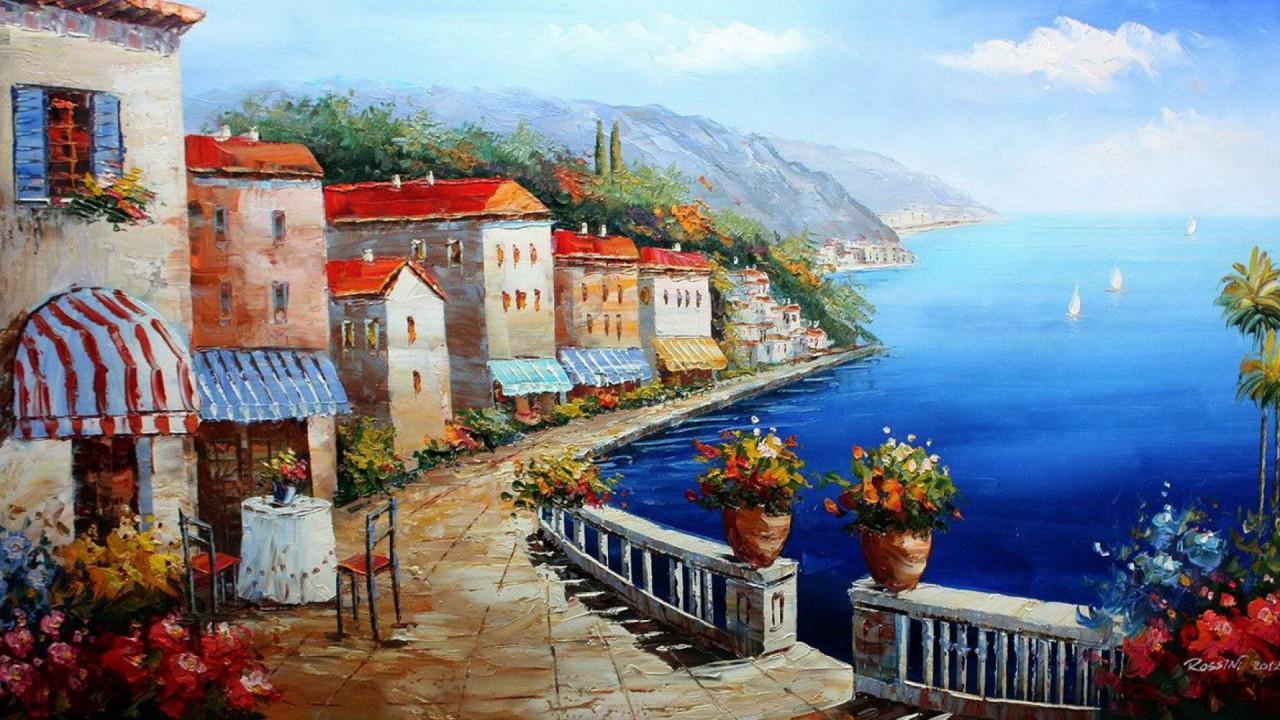 1280x720 Wonderful Italian Coast wallpaper. Wonderful Italian Coast