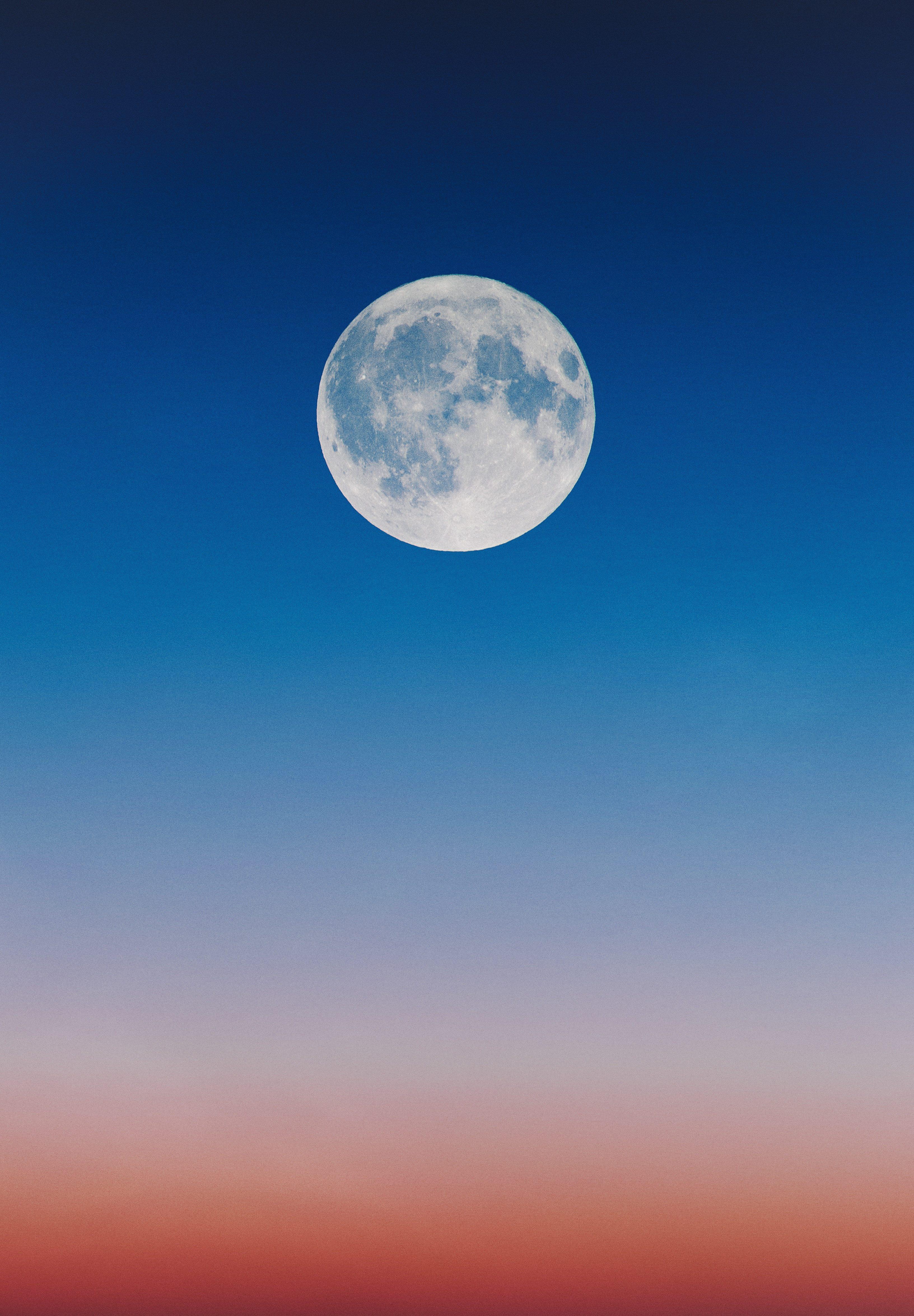 3264x4697 Sunset Moon iPhone Wallpaper