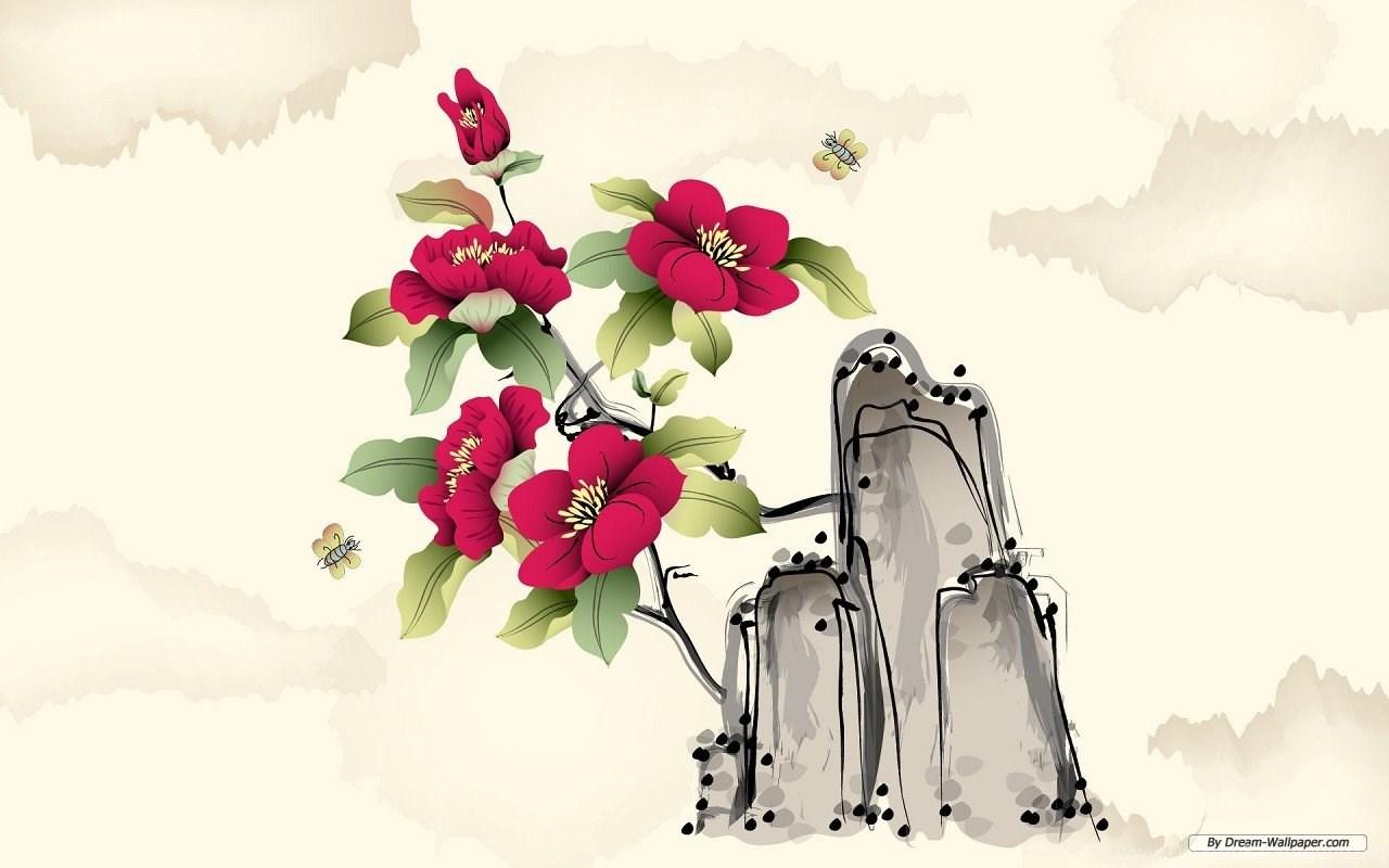 1280x800 Free Wallpaper Free Art Wallpaper Chinese Ink Painting 2. Desktop Background