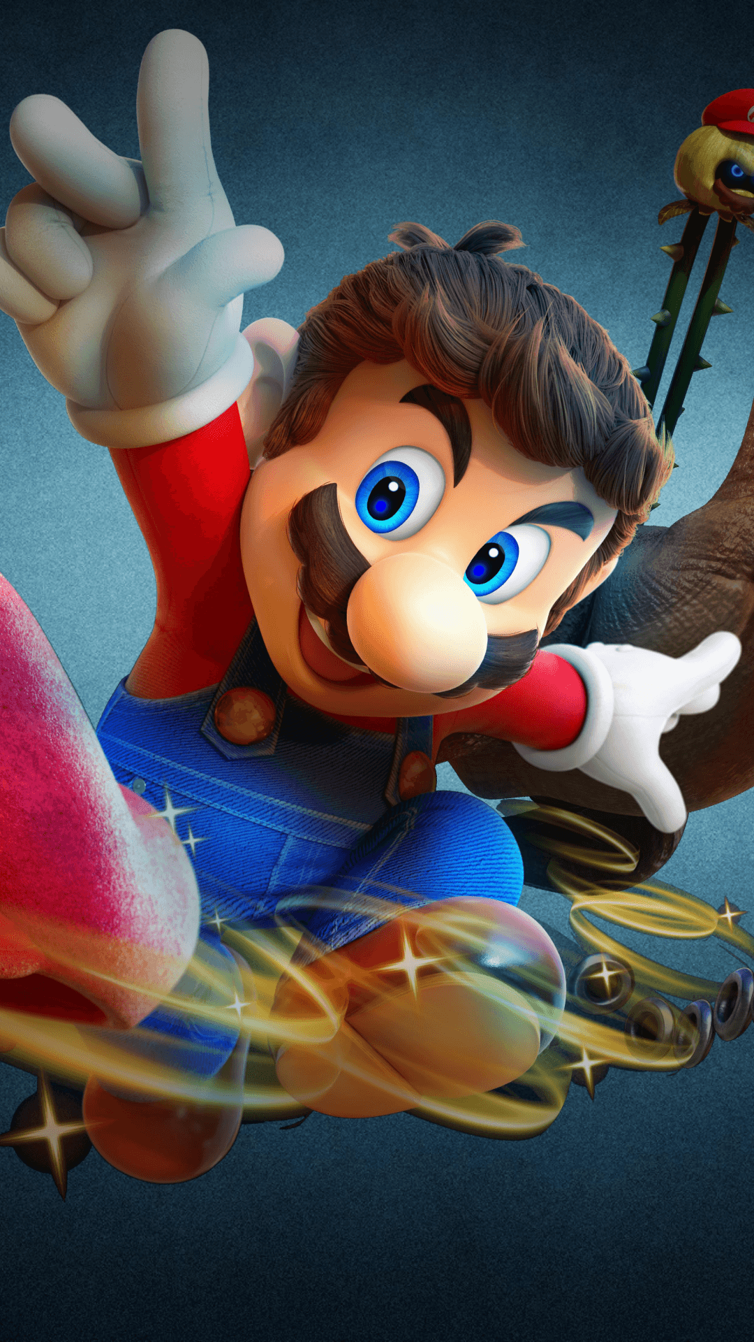 1080x1920 Super Mario Odyssey Wallpaper