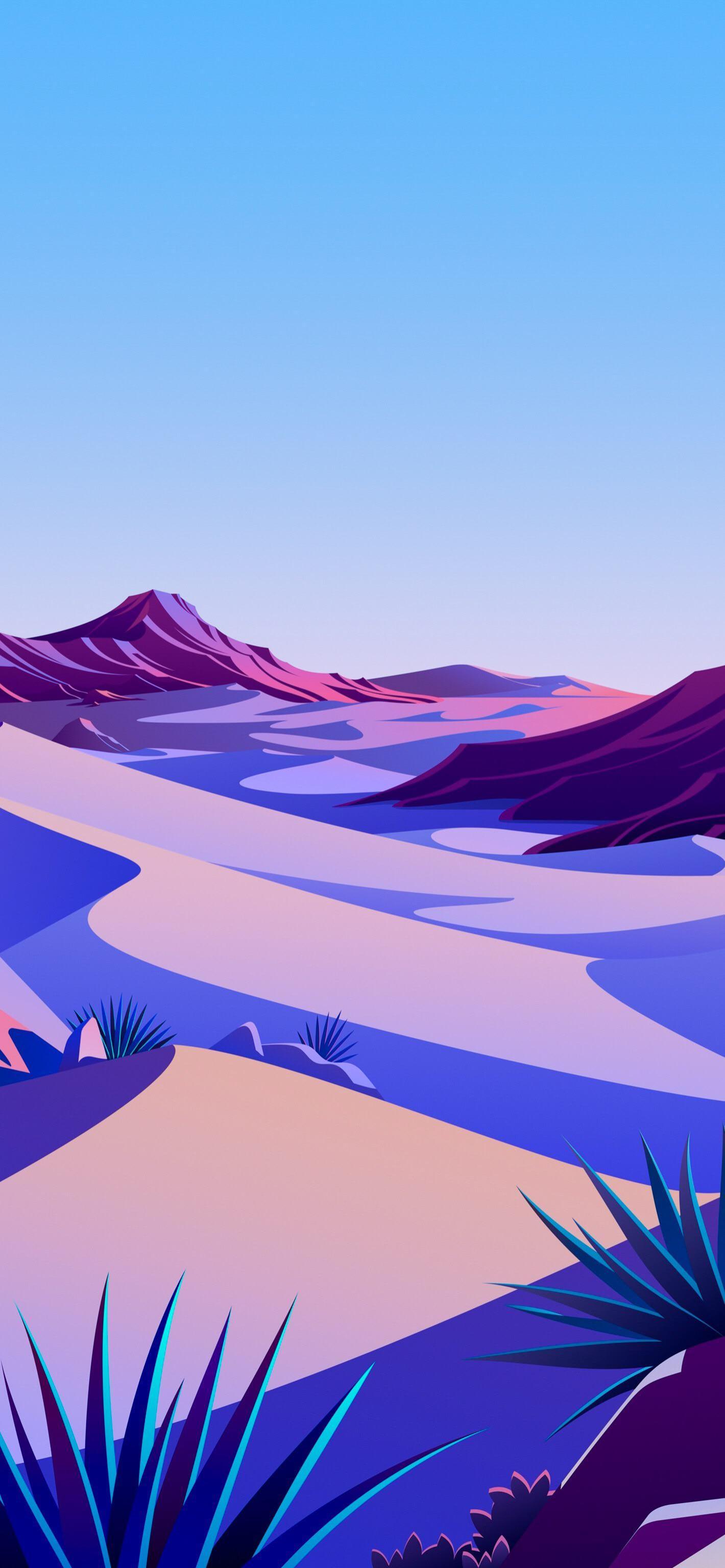 1420x3072 desert aesthetic wallpaper