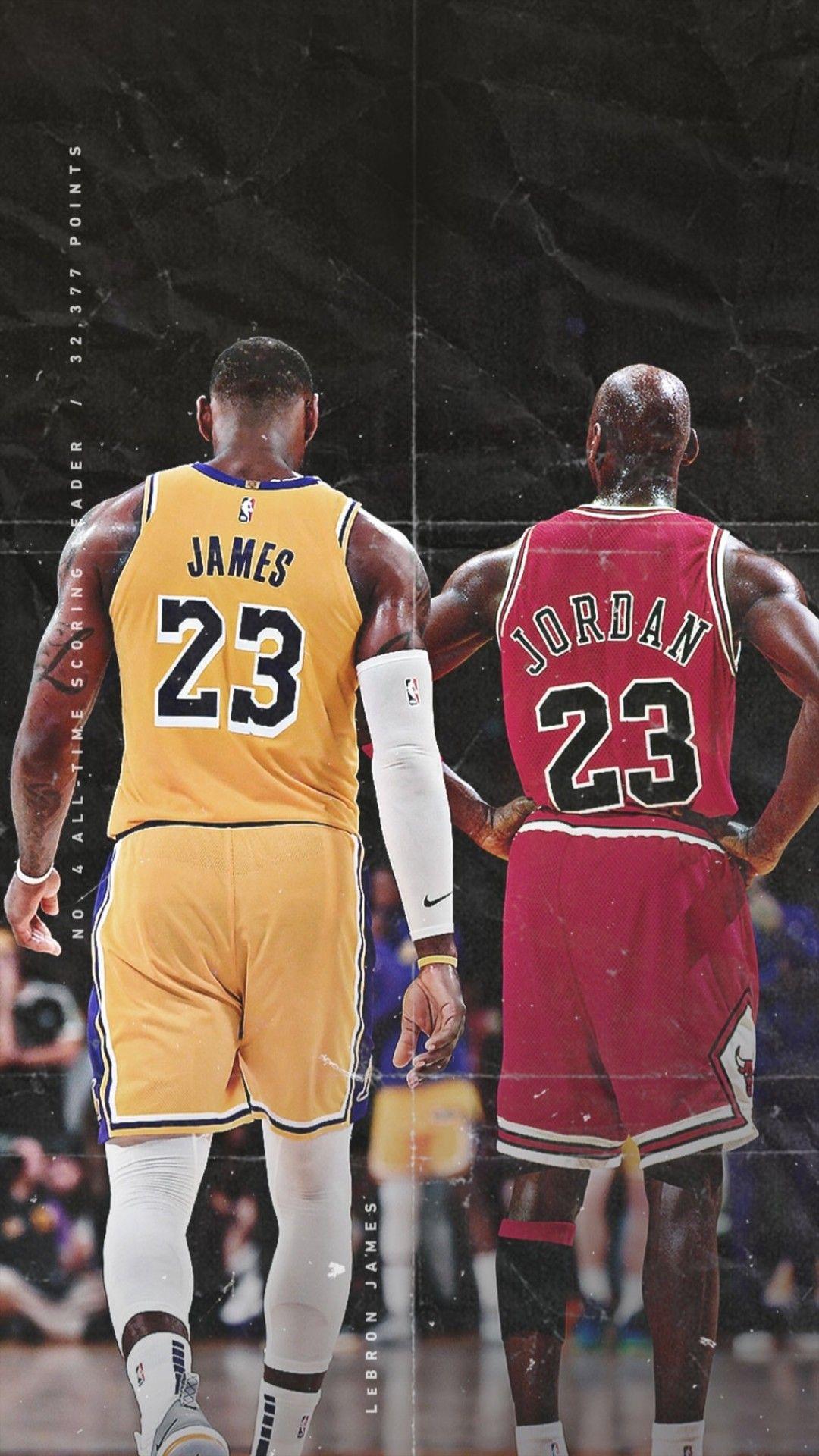 1080x1920 LeBron James and Michael Jordan wallpaper. Lebron james michael jordan, Lebron james wallpaper, Nba lebron james