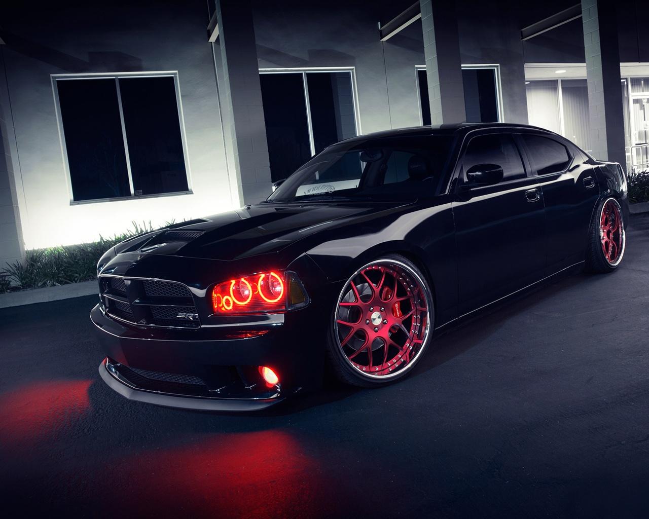 1280x1024 Wallpaper Dodge Charger SRT8 black Cool car 1920x1200 HD Picture, Image