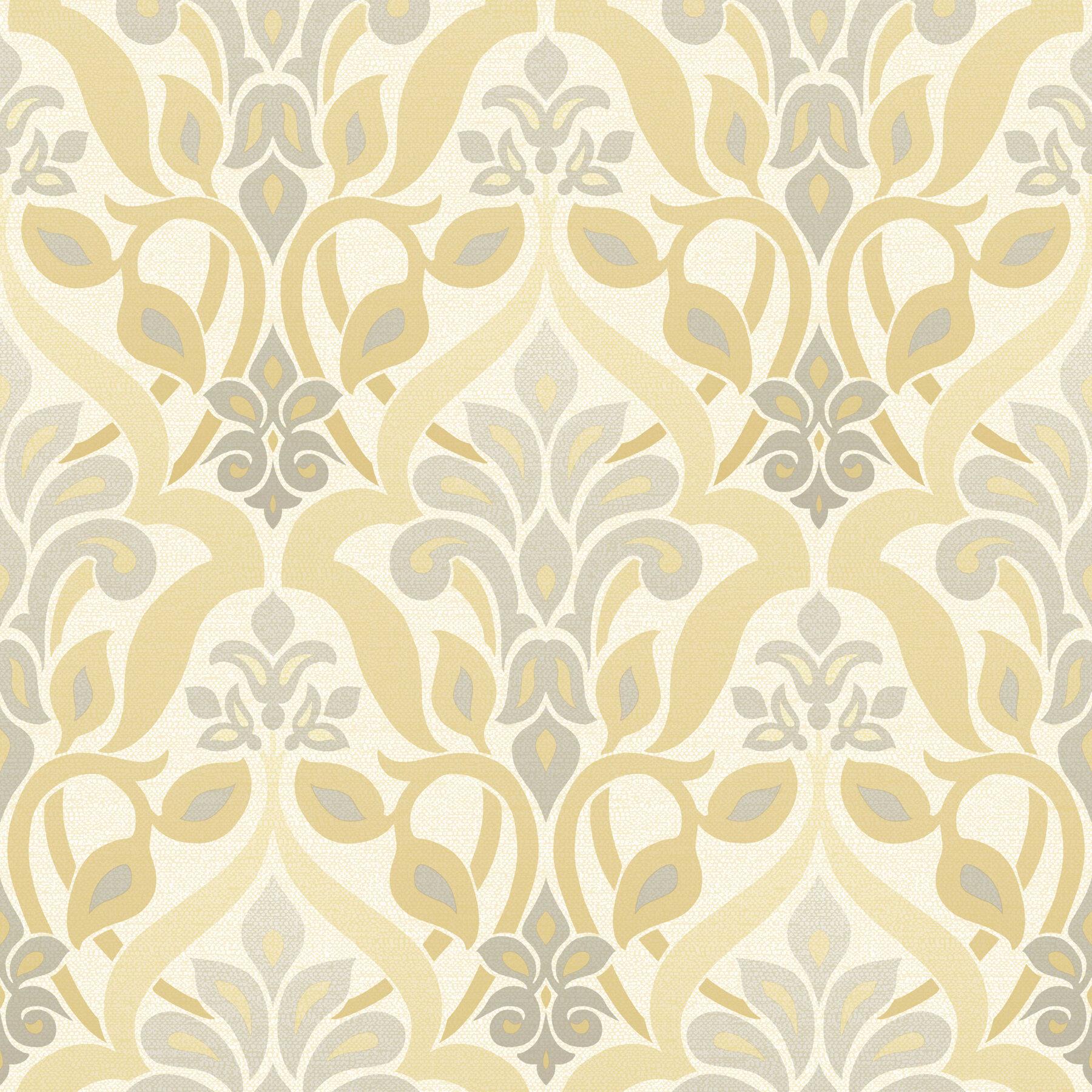 1800x1800 Darby Home Co Rosalva Fusion 33' L x 20.5 W Wallpaper Roll