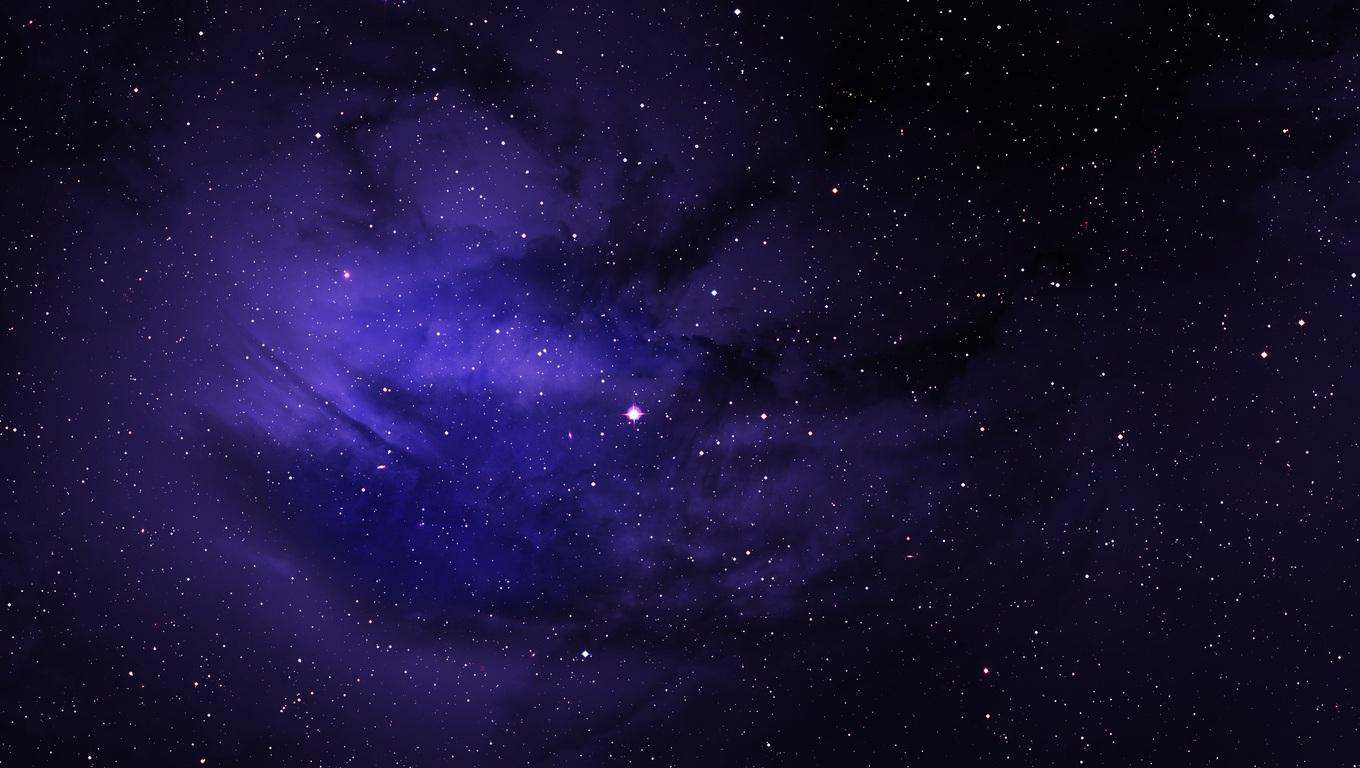 1360x768 Space Stars Purple Sky Laptop HD HD 4k Wallpaper, Image, Background, Photo and Picture