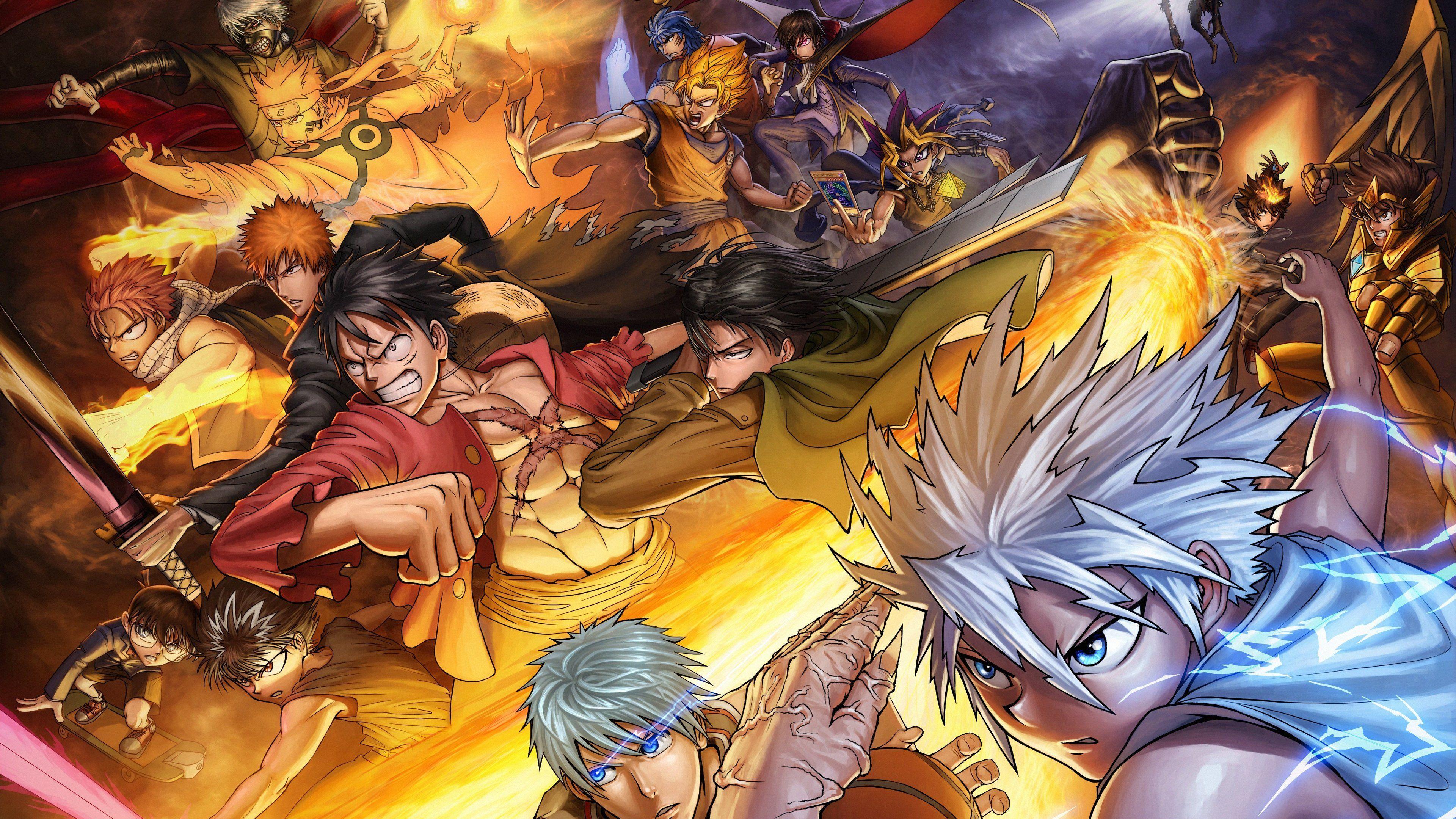 3840x2160 Atemu Bleach Crossover Dragonball Naruto Naruto Wallpaper, Hd Wallpaper, Dragon Ball Wallpaper, Anime Wallpaper, 4k. Anime, Anime Characters, Anime Crossover