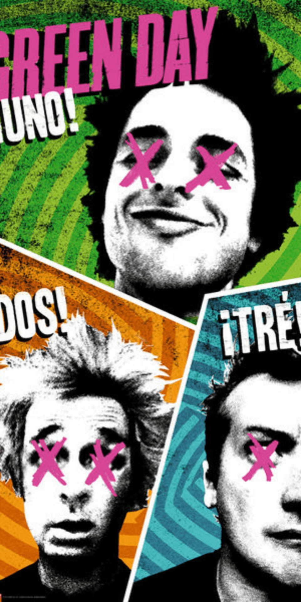 961x1920 green day wallpaper