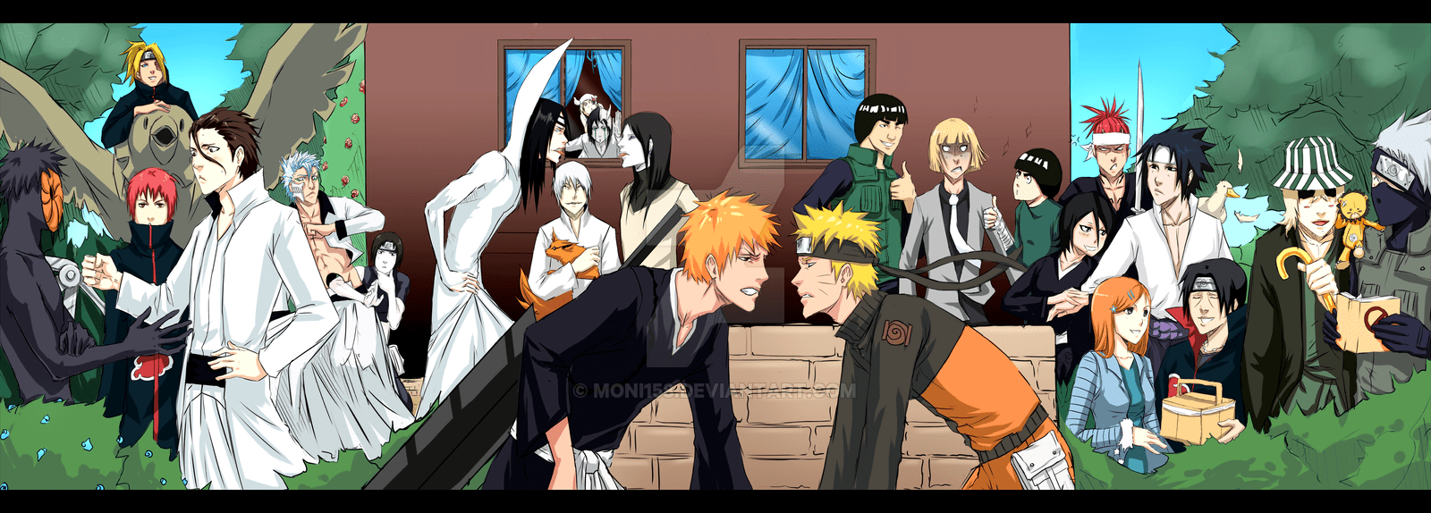 1600x574 Naruto Bleach crossover+. Anime crossover, Bleach anime, Anime shows