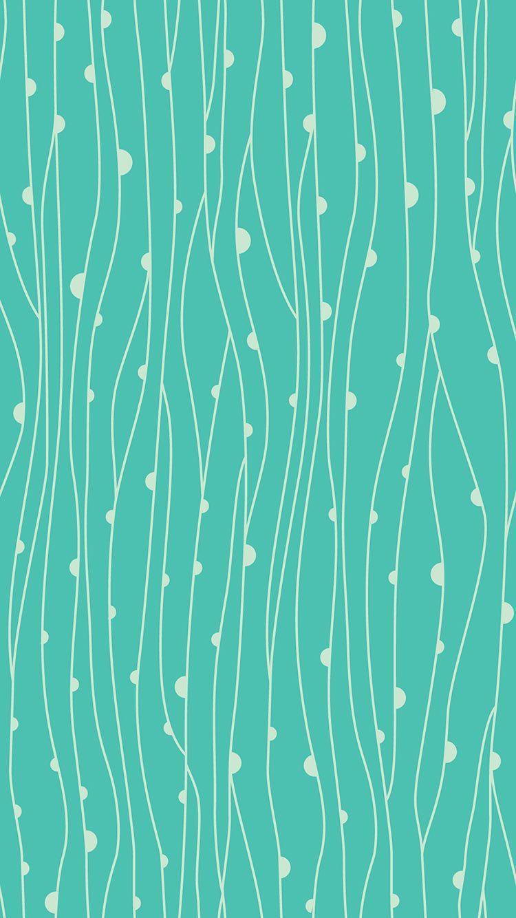 750x1334 Girly Teal Wallpaper