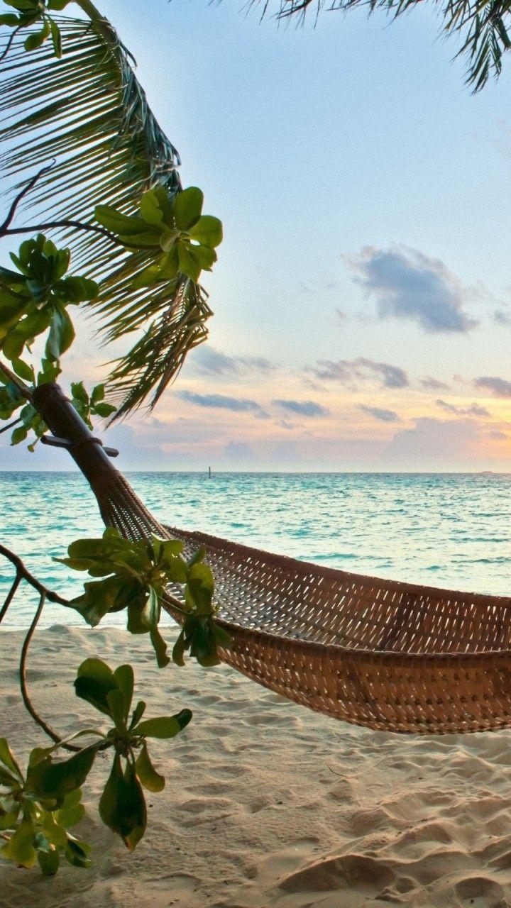720x1280 hammock, tropics, sky, ocean, caribbean, vacation, iphone wallpaper. Beach wallpaper, Wallpaper iphone summer, Beautiful beaches