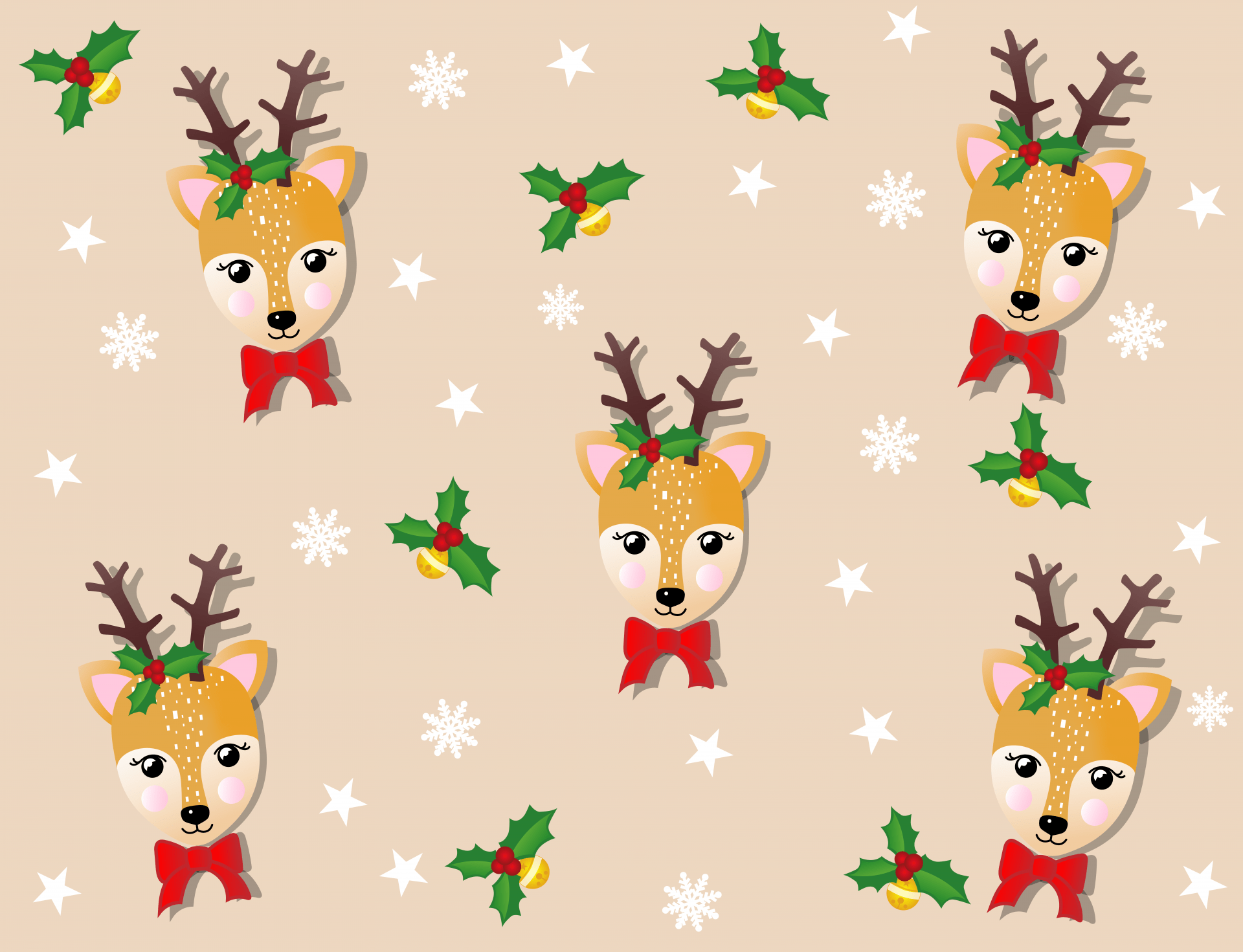 1920x1471 Christmas Reindeer Wallpaper Free Domain Picture