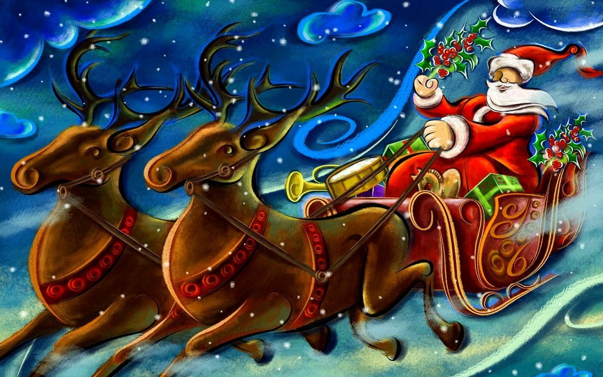 1200x750 Image Merry Christmas, Painting, Cartoons. Download Best Free image