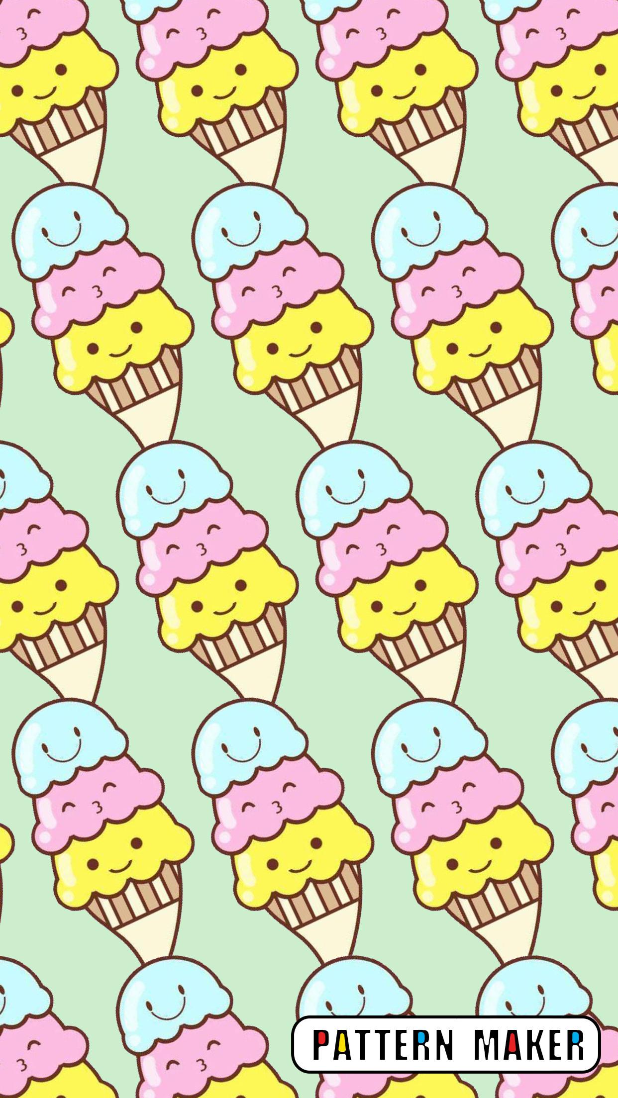 1242x2208 Phone Wallpaper, Cartoon, Screen, Food, Patterns, Paper