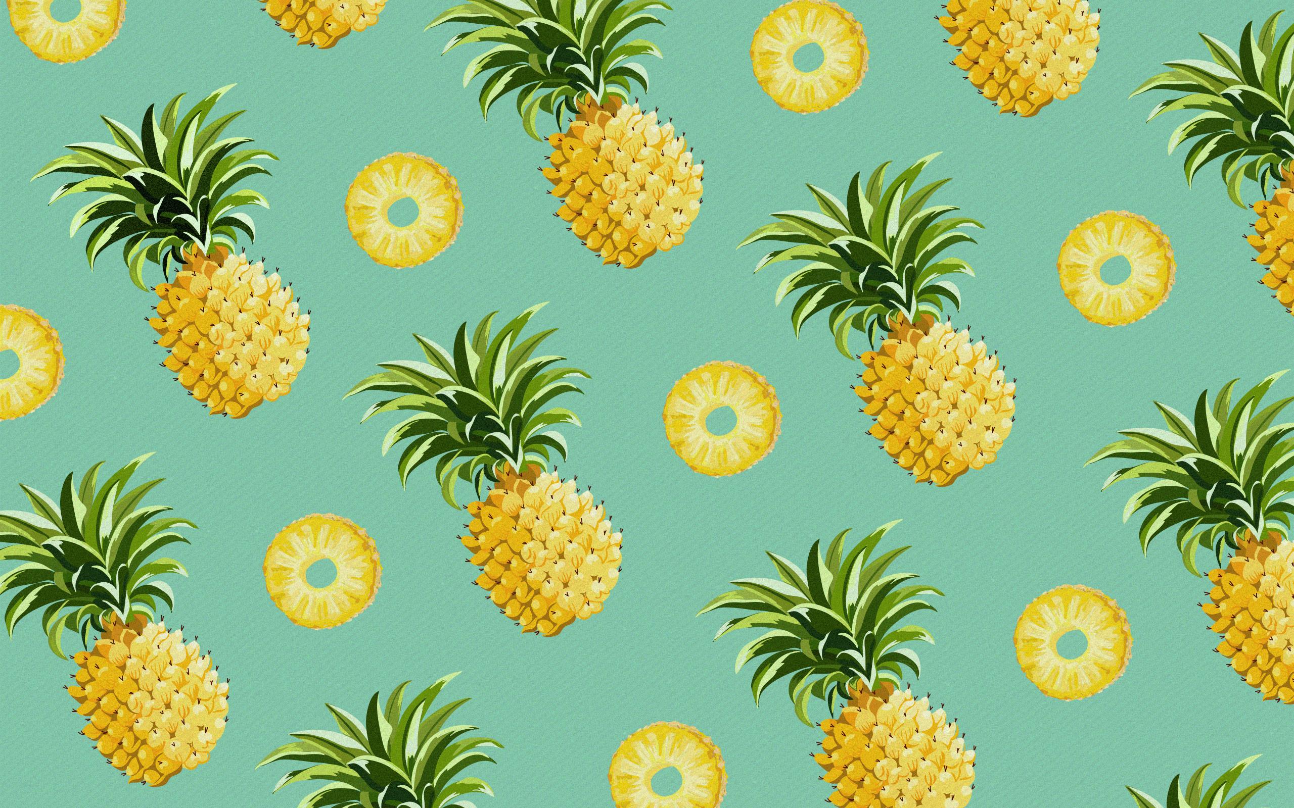 2560x1600 Pineapple Pattern Background Wallpaper 66332 2560x1600px