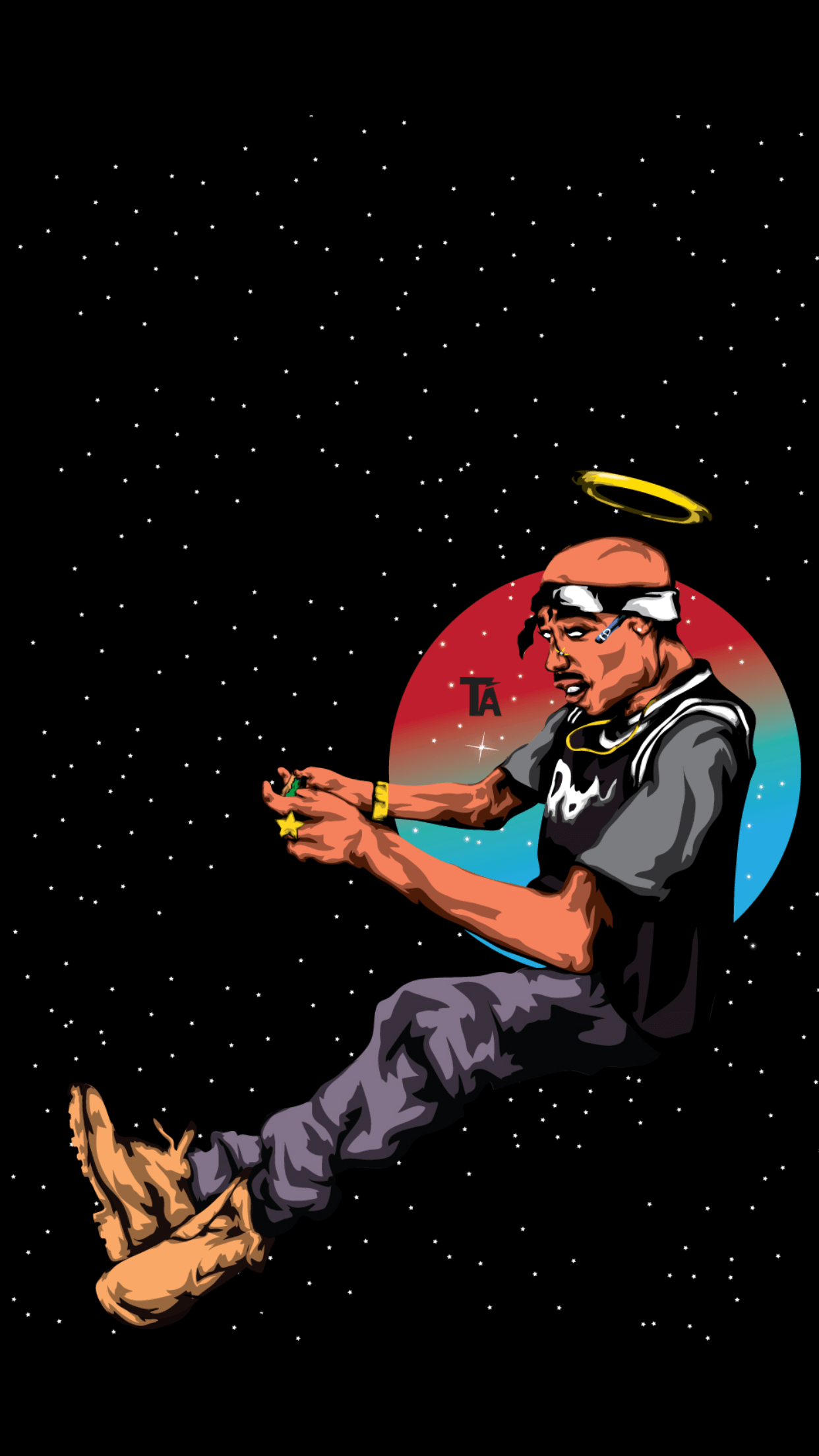 1242x2208 Dope Cartoon iPhone Wallpaper