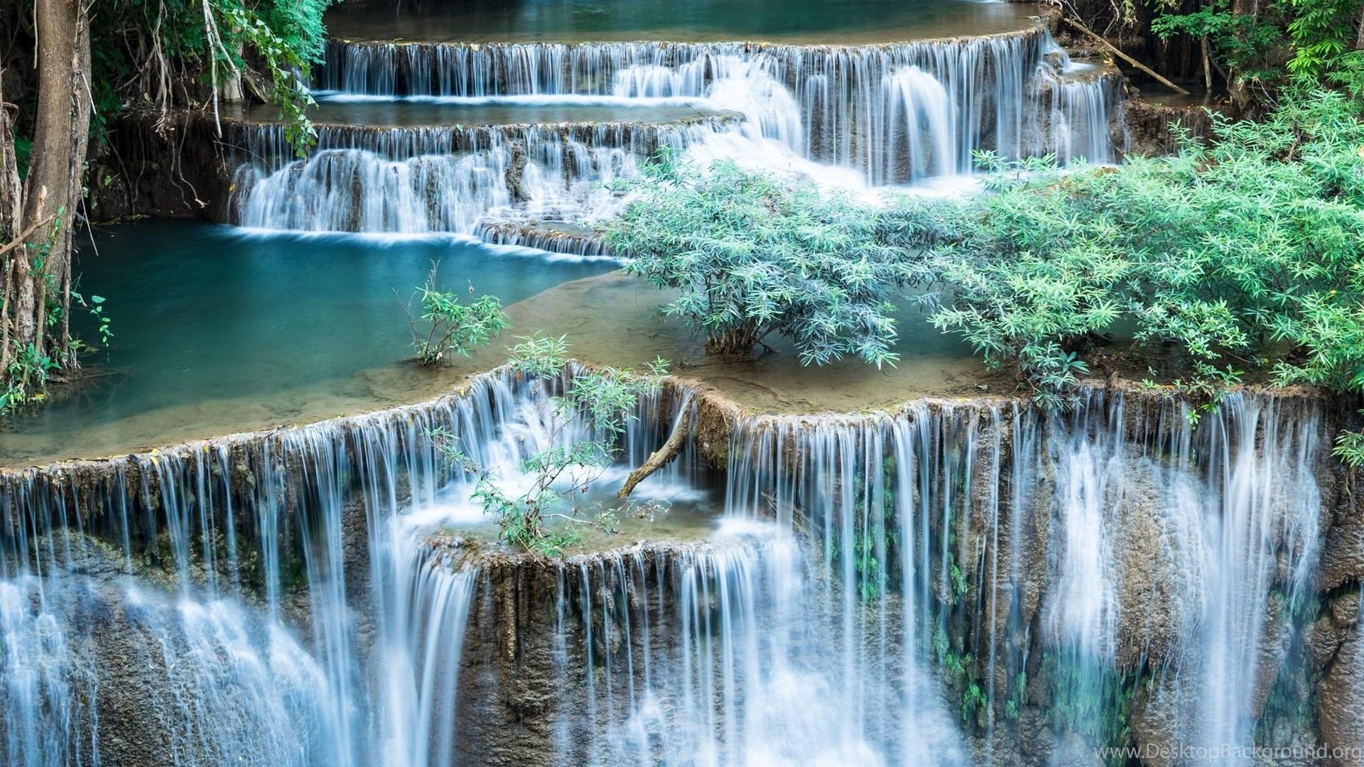 1920x1080 Waterfalls Beautiful Scenery Wallpaper For Desktop & Mobile Desktop Background