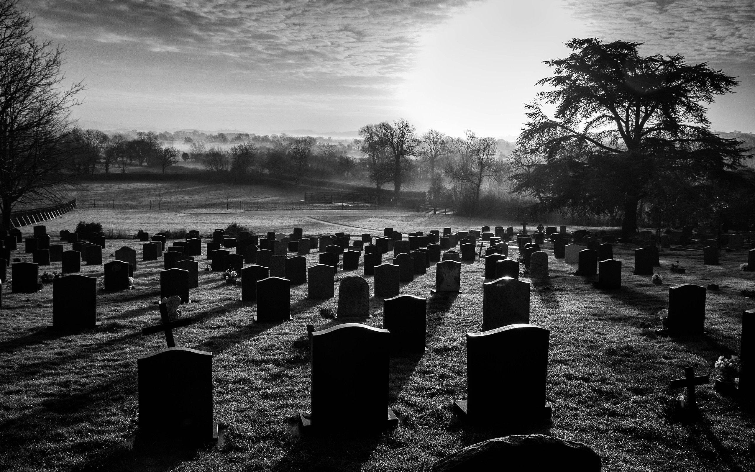 2560x1600 Grave Stones Wallpaper