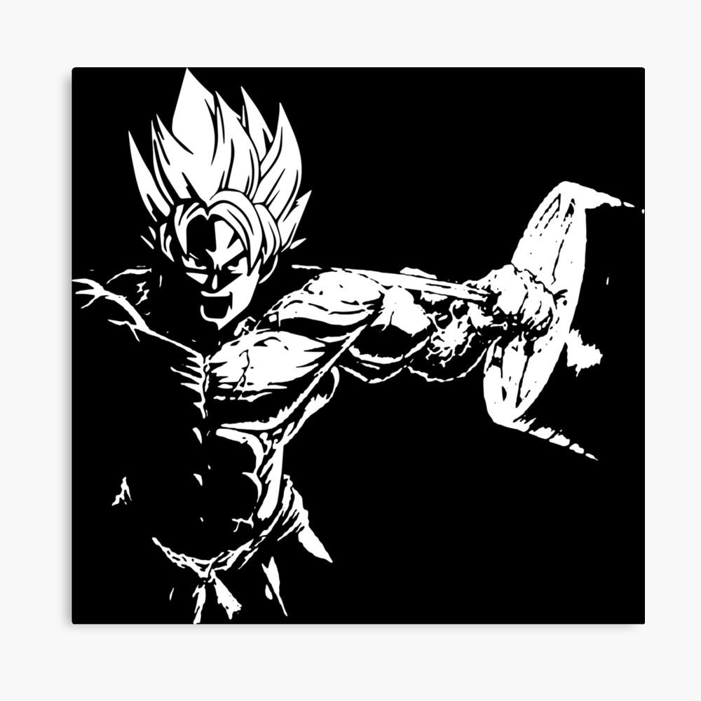 1000x1000 Goku Hardcore Squat Motivational Workout Photographic Print