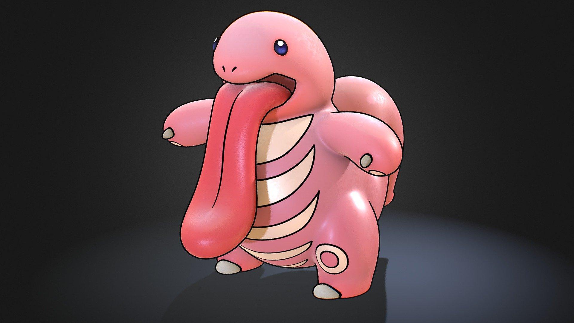 1920x1080 Lickitung Pokemon model by 3Dlogicus [e482e92]