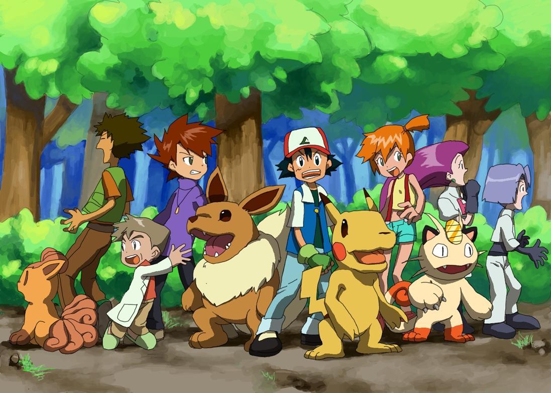 1096x782 pokemon digimon vulpix eevee crossovers meowth 1096x782 wallpaper
