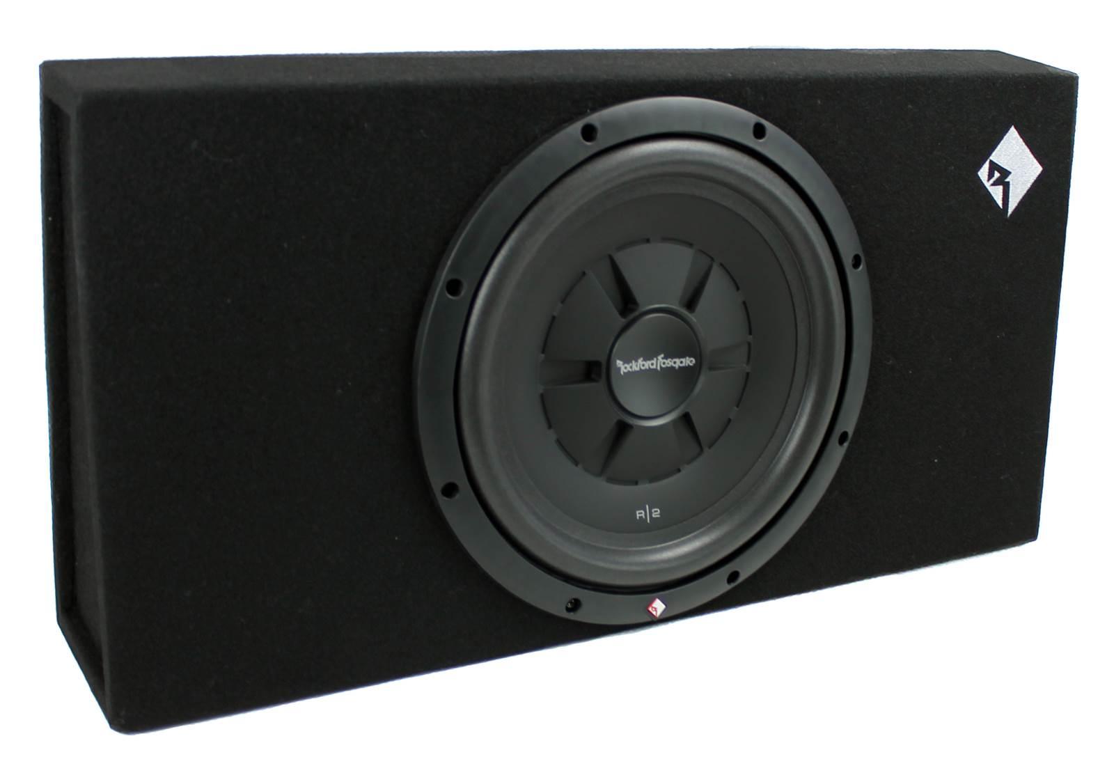 1600x1100 Rockford Fosgate R2S 1X12 12 500W Shallow Subwoofer Sub Enclosure (4 Pack)